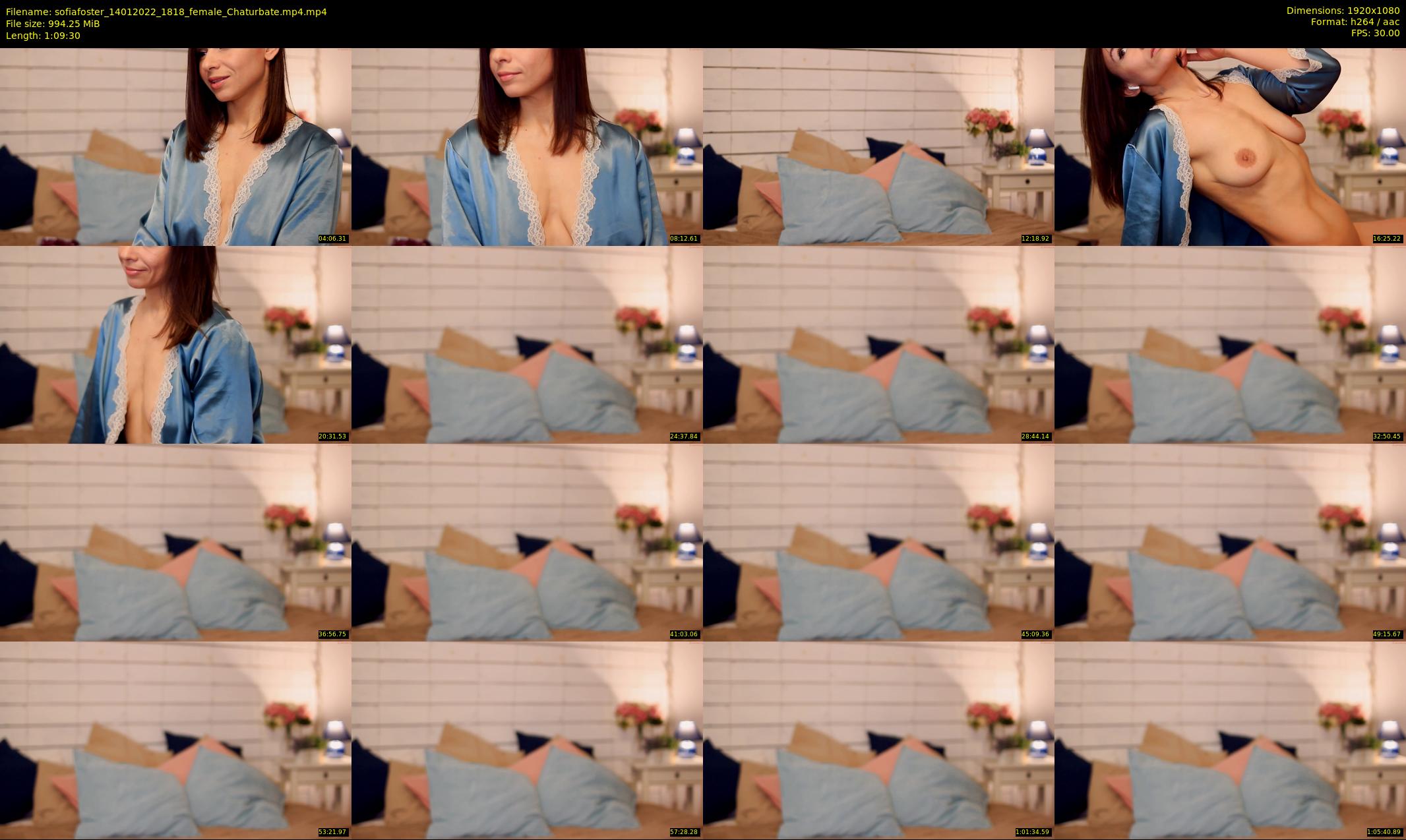 sofiafoster — 70 minute Chaturbate female cam show recording, 1080p, Jan 14, 2022