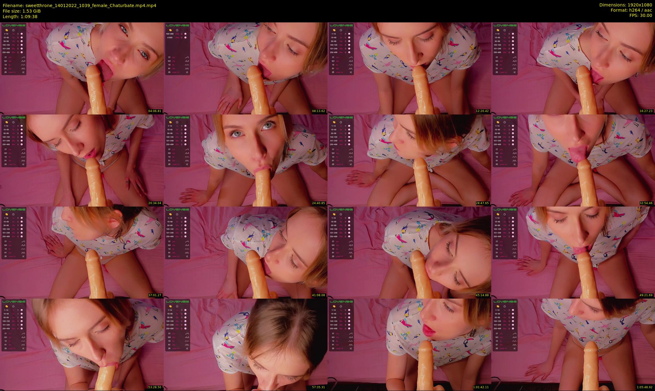 sweetthrone — 70 minute Chaturbate couple cam show recording, 1080p, Jan 14, 2022