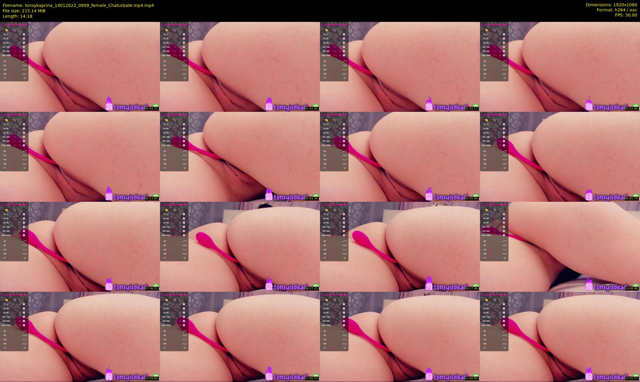tonsykaprina — 15 minute Chaturbate couple cam show recording, 1080p, Jan 14, 2022