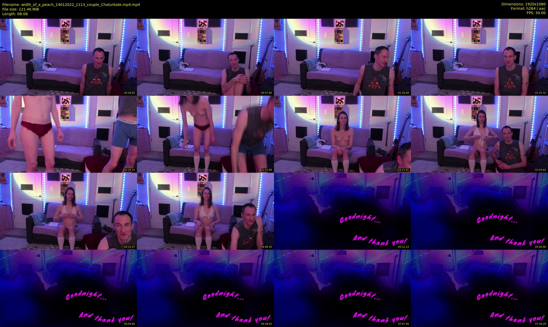 width_of_a_peach — 9 minute Chaturbate couple cam show recording, 1080p, Jan 14, 2022