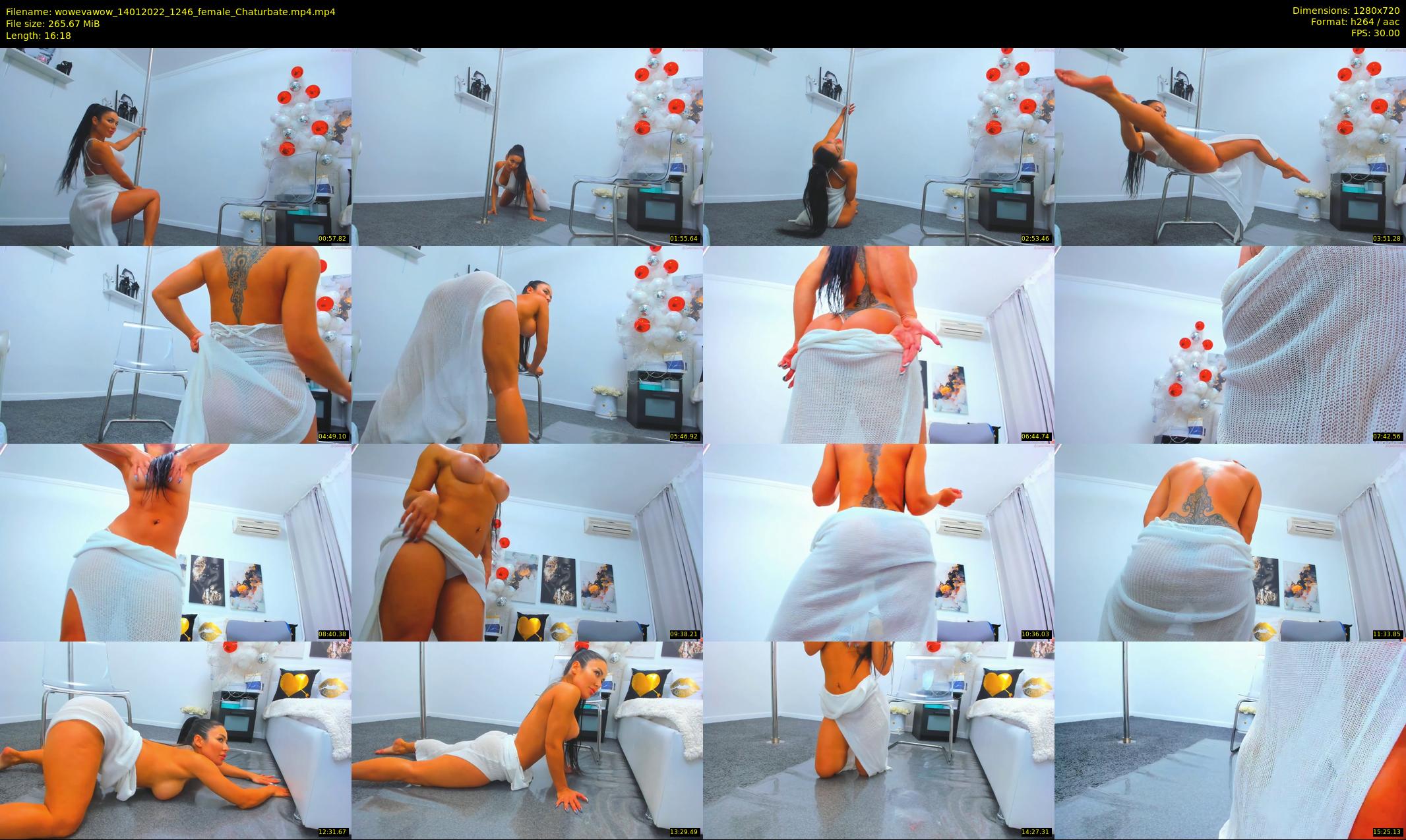 wowevawow — 17 minute Chaturbate female cam show recording, 720p, Jan 14, 2022