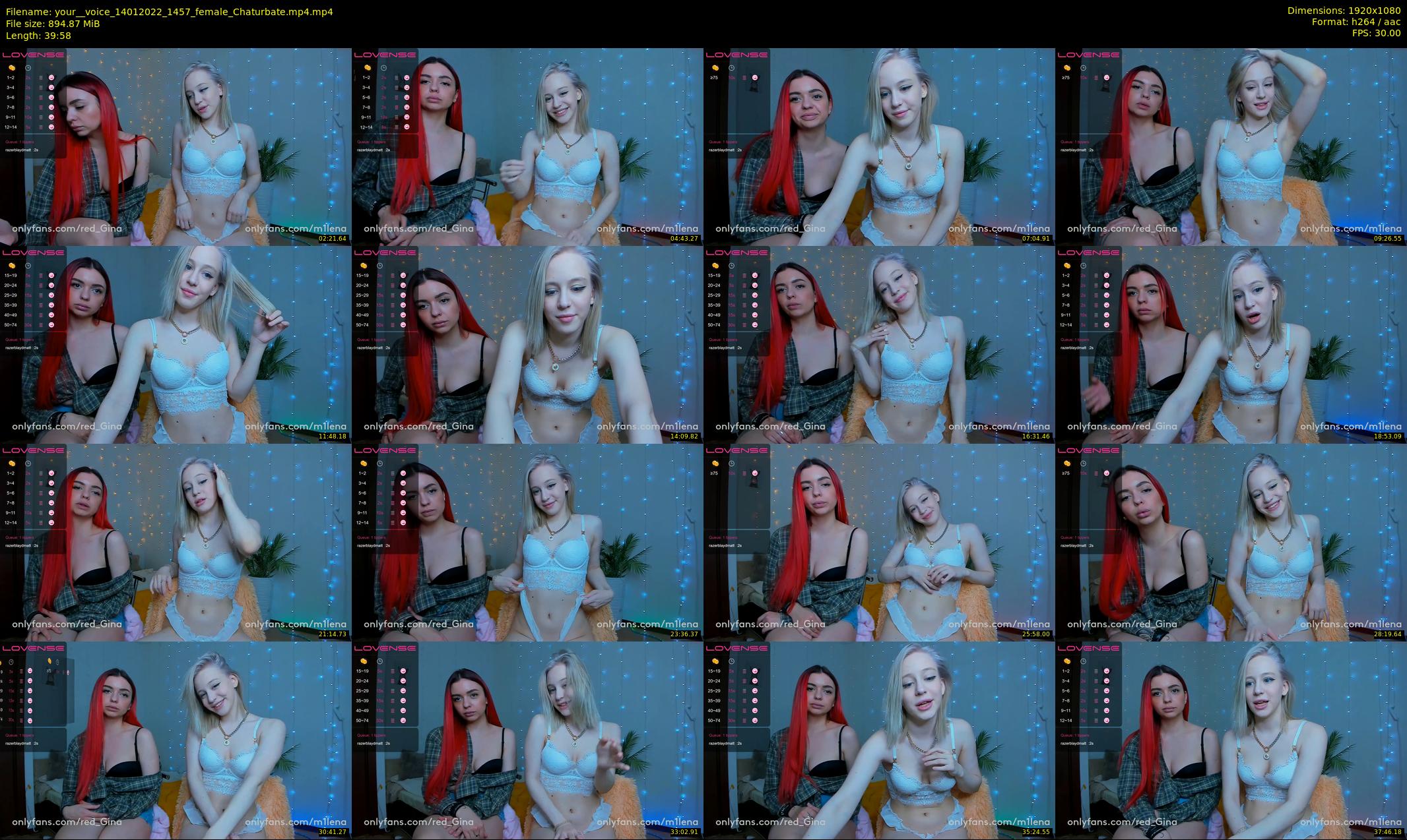 your__voice — 40 minute Chaturbate female cam show recording, 1080p, Jan 14, 2022