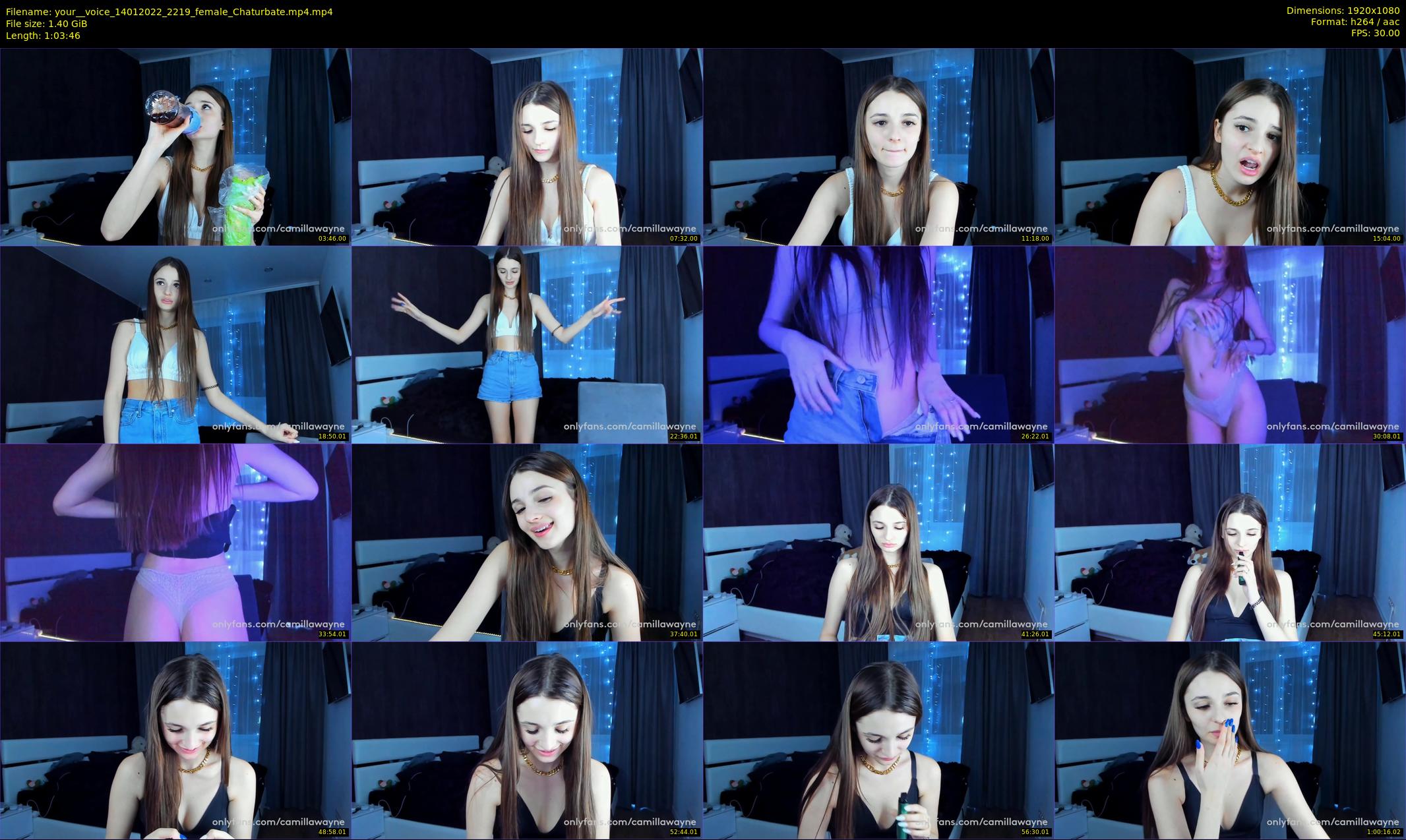 your__voice — 64 minute Chaturbate female cam show recording, 1080p, Jan 14, 2022