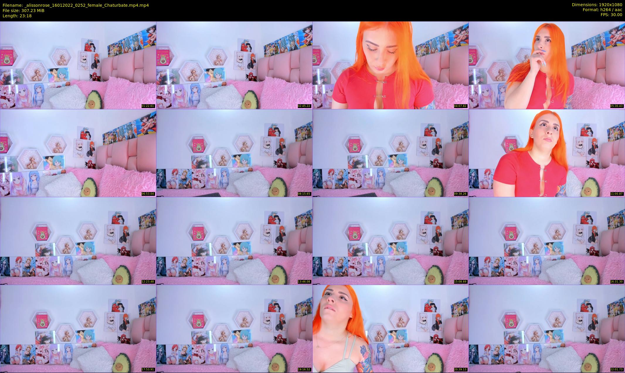 _alissonrose — 24 minute Chaturbate female cam show recording, 1080p, Jan 16, 2022