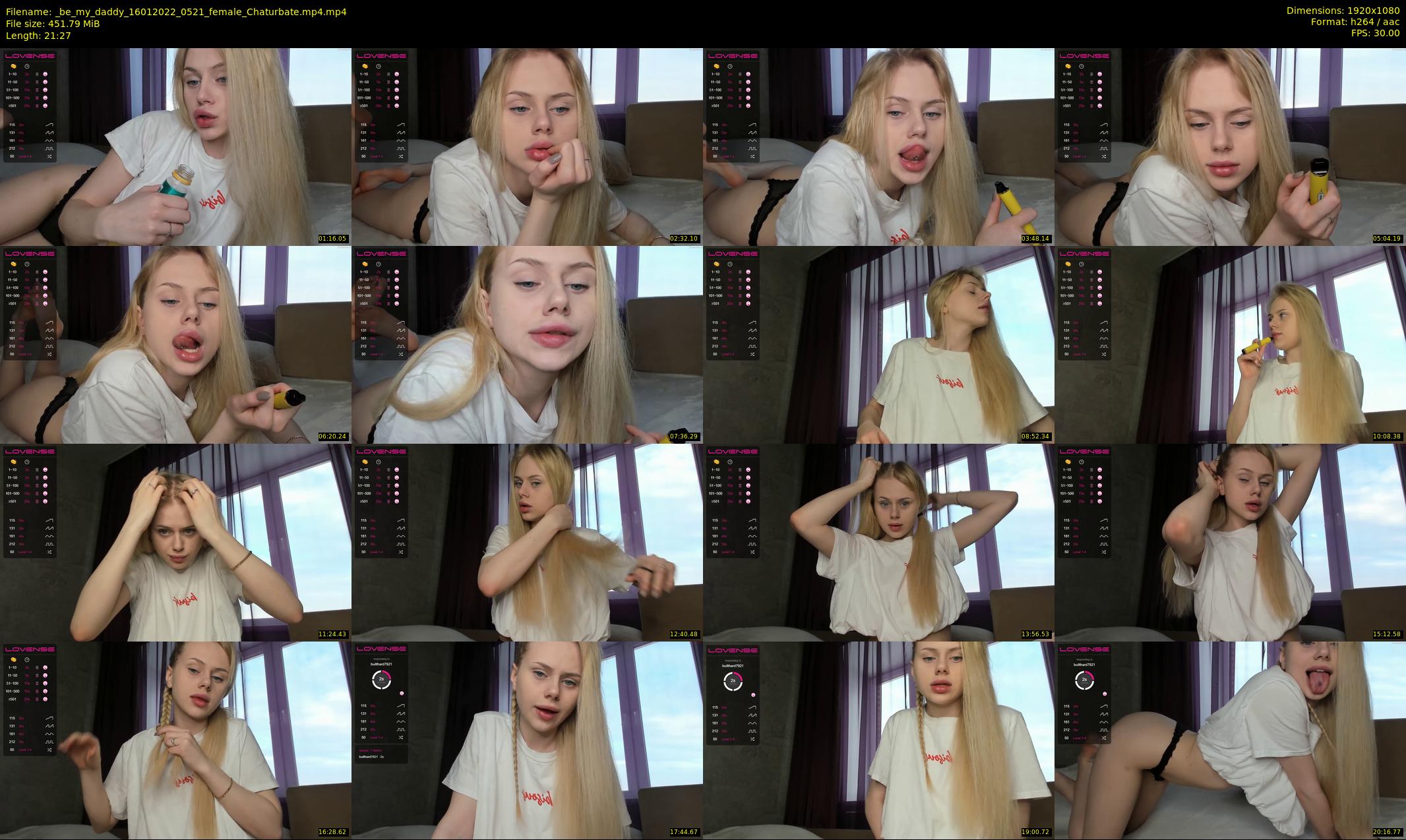 _be_my_daddy — 22 minute Chaturbate female cam show recording, 1080p, Jan 16, 2022