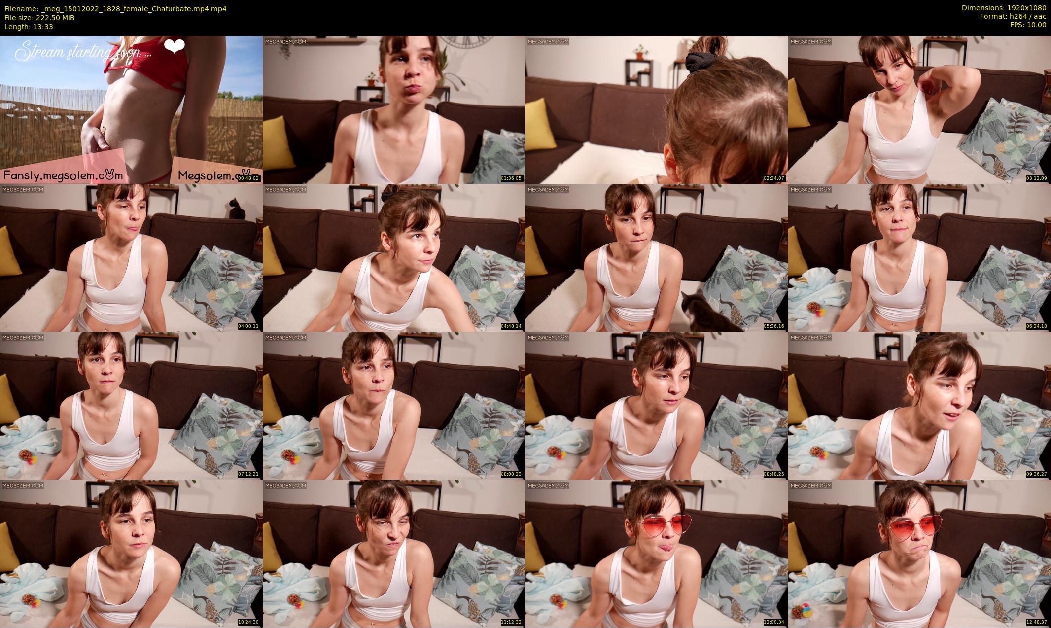 _meg — 14 minute Chaturbate female cam show recording, 1080p, Jan 15, 2022