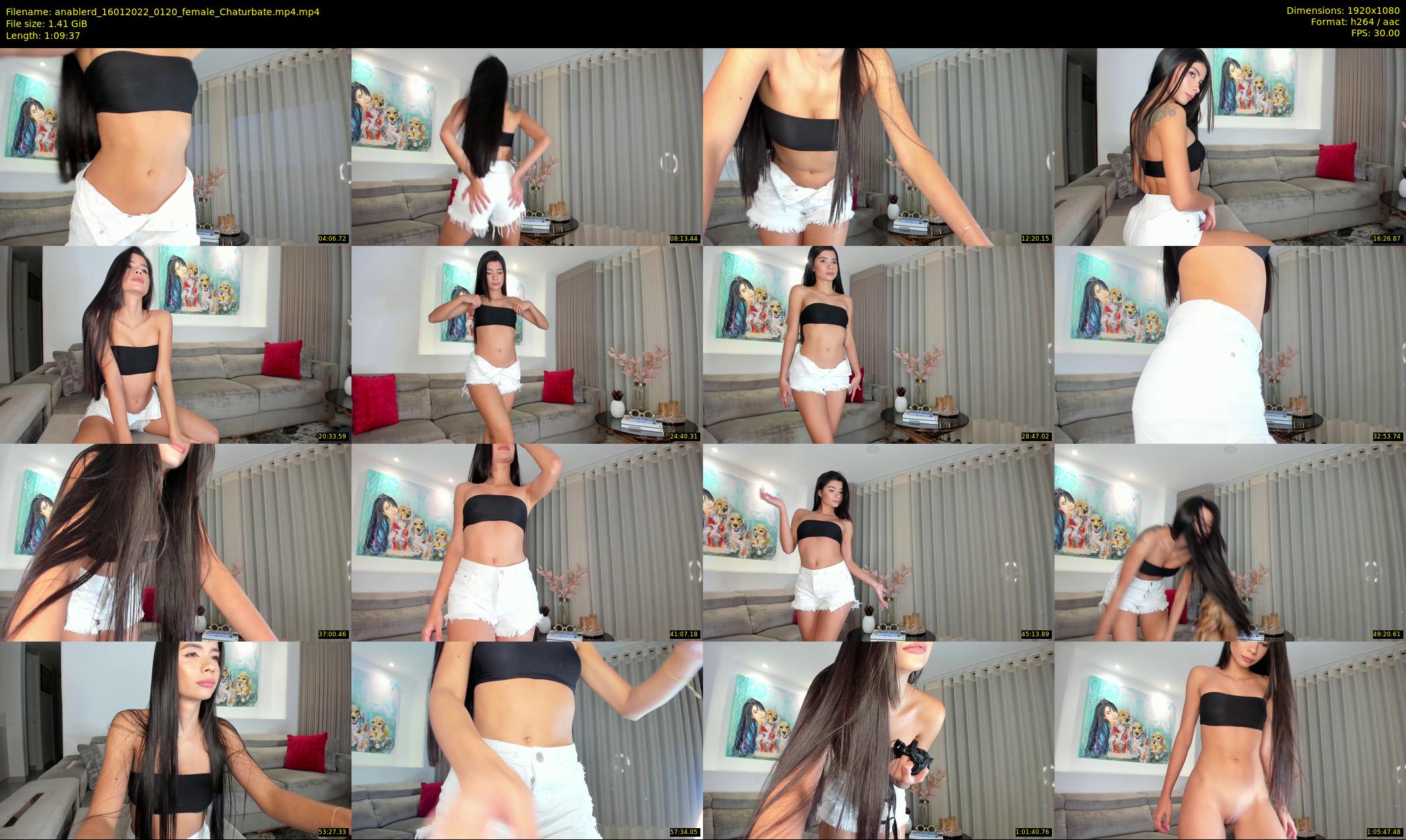 anablerd — 70 minute Chaturbate female cam show recording, 1080p, Jan 16, 2022