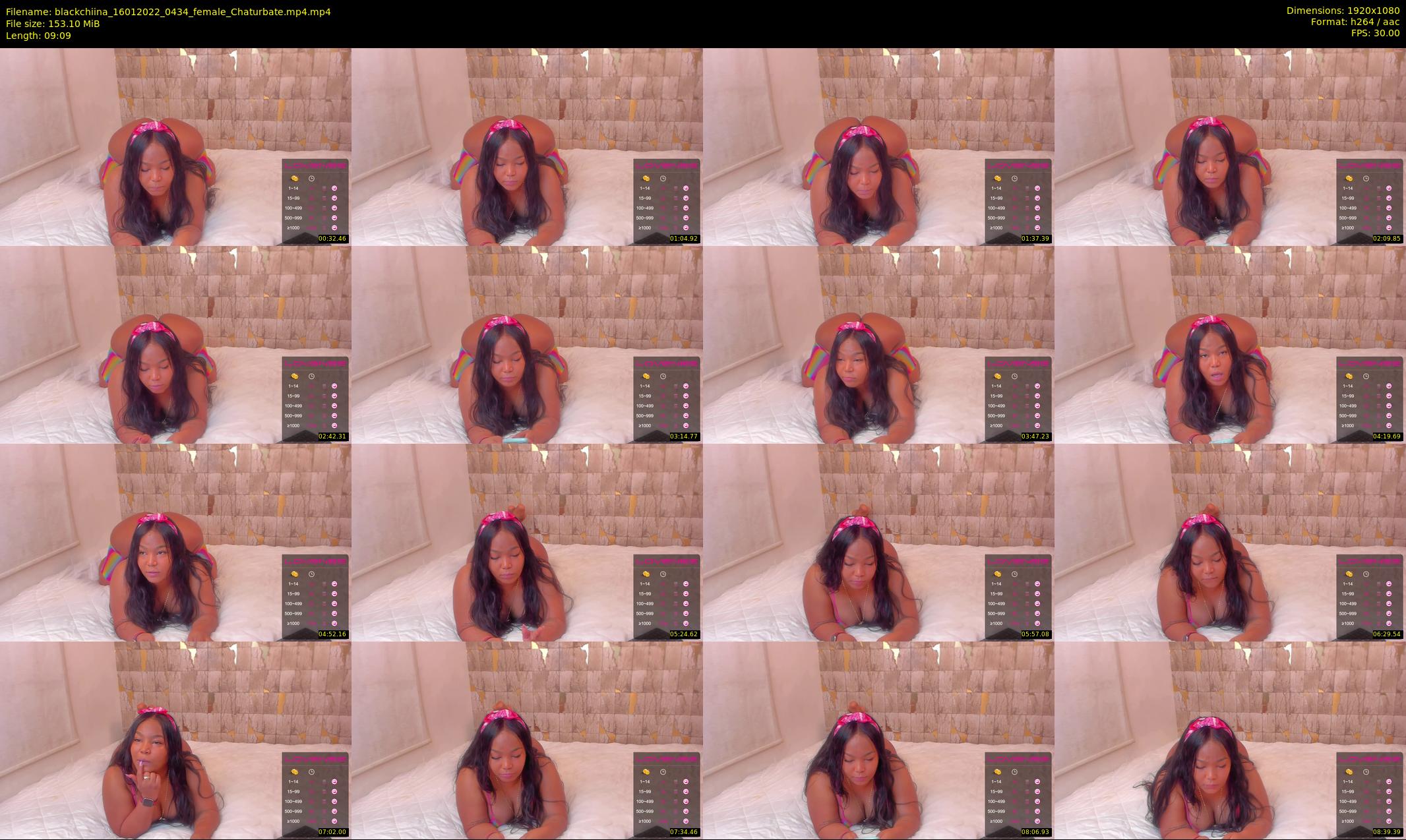 blackchiina — 10 minute Chaturbate female cam show recording, 1080p, Jan 16, 2022