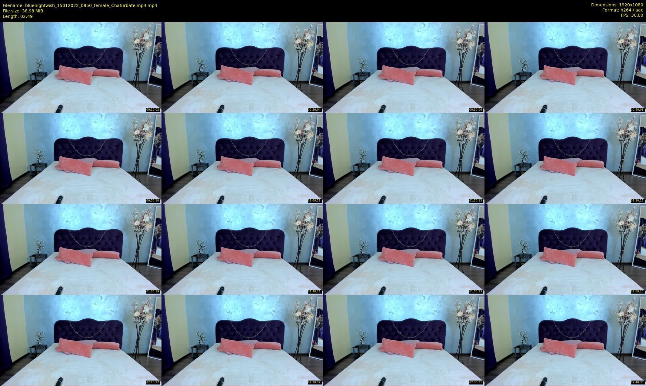 bluenightwish — 3 minute Chaturbate female cam show recording, 1080p, Jan 15, 2022