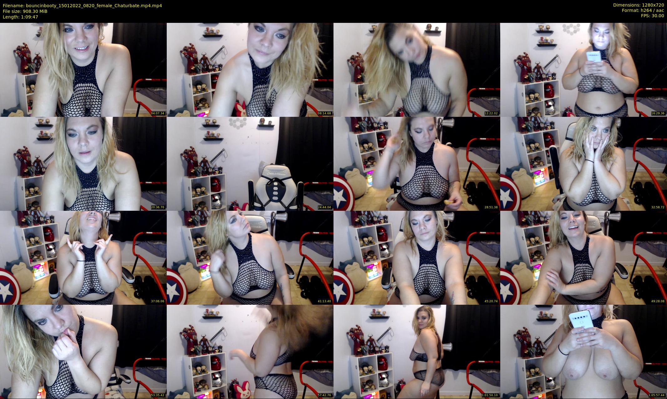 bouncinbooty — 70 minute Chaturbate female cam show recording, 720p, Jan 15, 2022