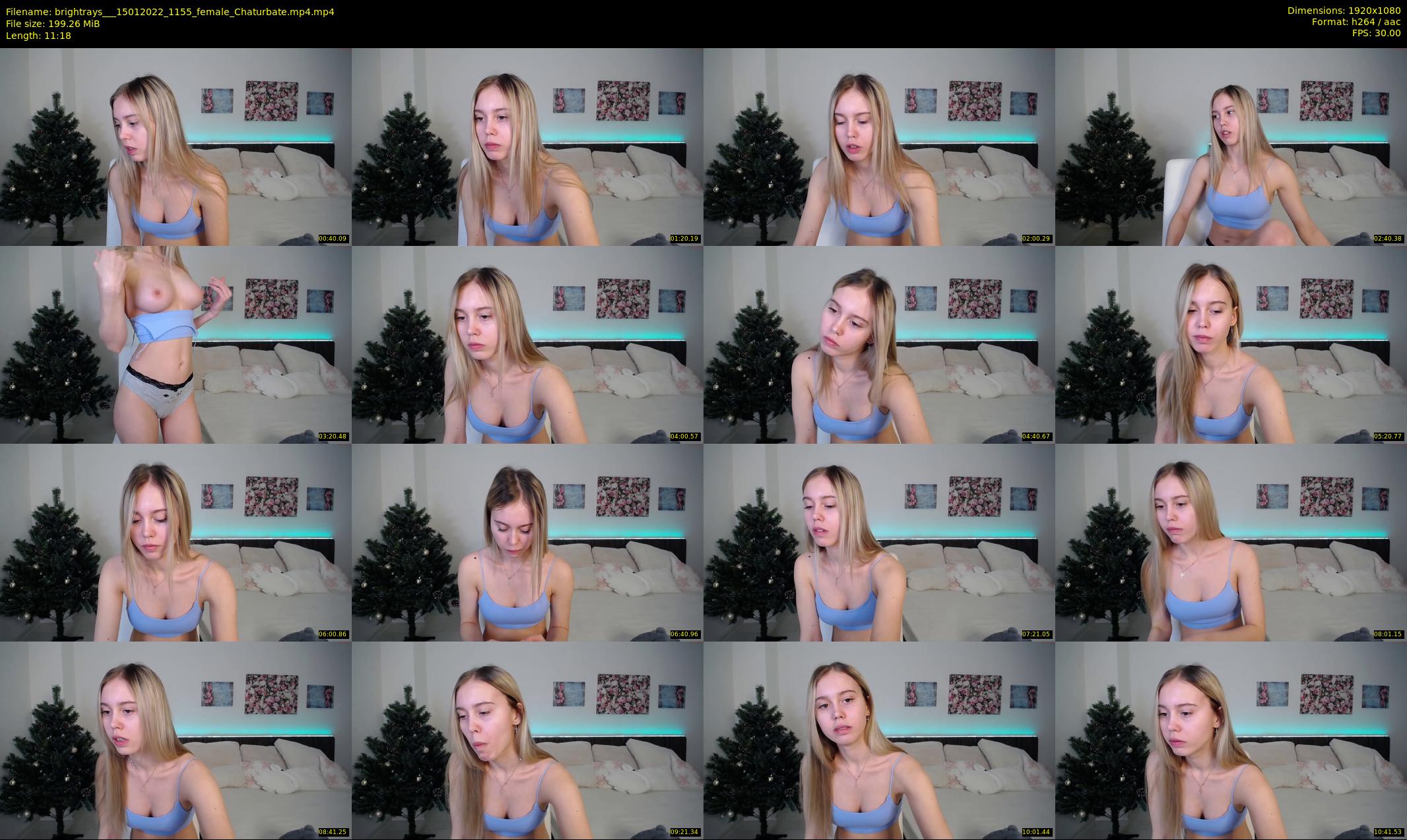 brightrays__ — 12 minute Chaturbate female cam show recording, 1080p, Jan 15, 2022