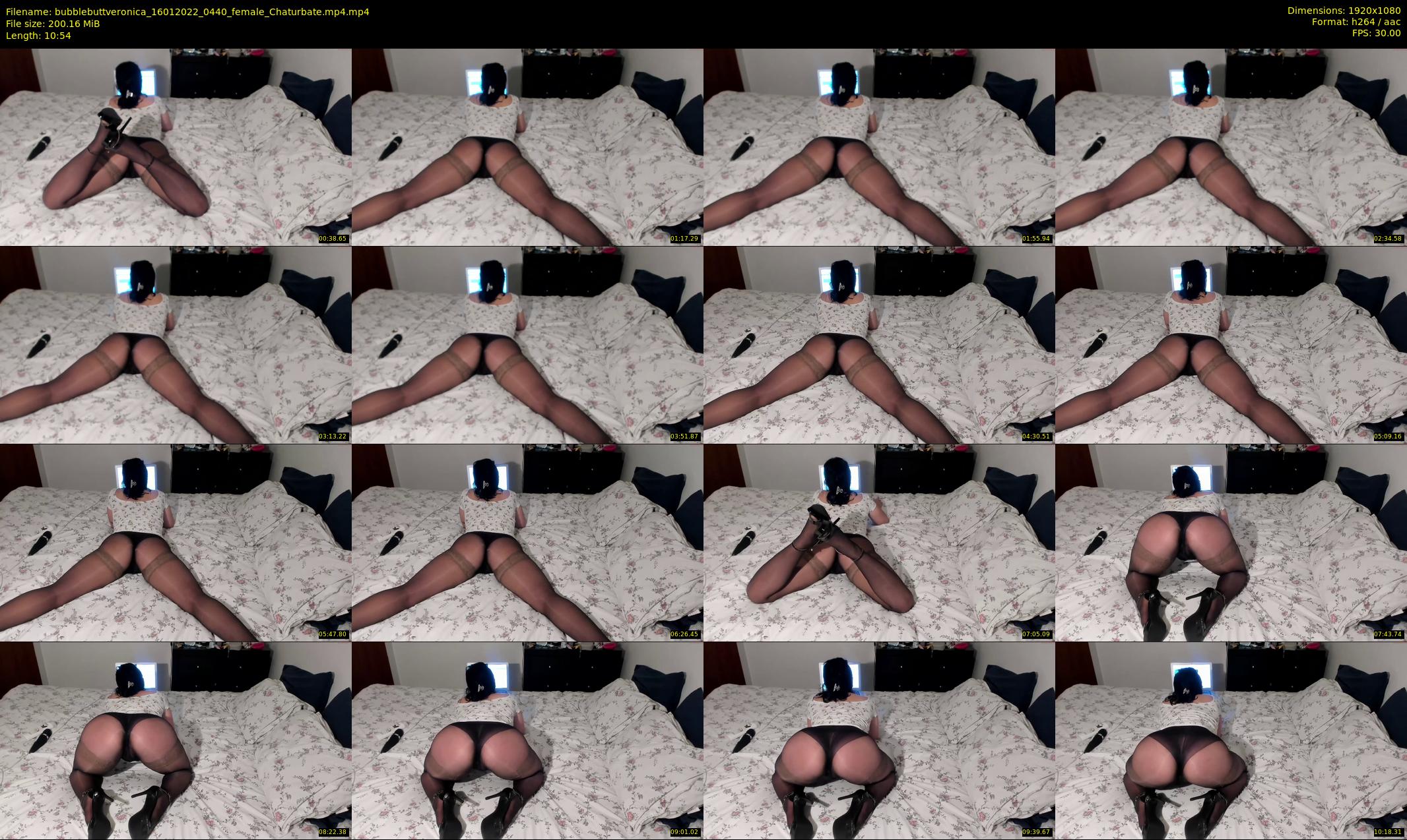 bubblebuttveronica — 11 minute Chaturbate female cam show recording, 1080p, Jan 16, 2022