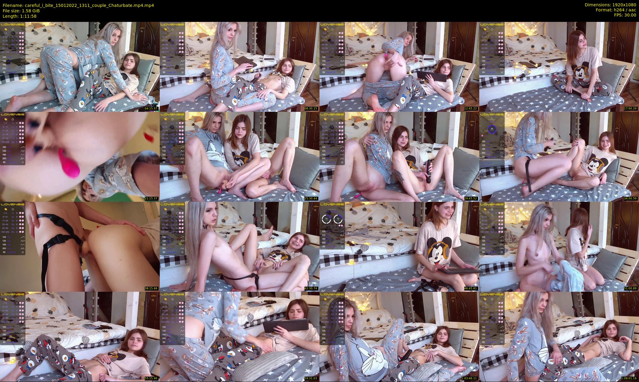 careful_i_bite — 72 minute Chaturbate female cam show recording, 1080p, Jan 15, 2022