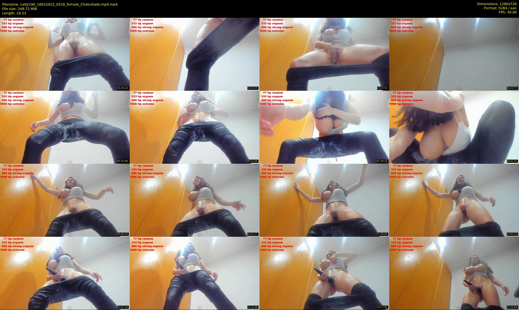 catty190 — 19 minute Chaturbate female cam show recording, 720p, Jan 16, 2022