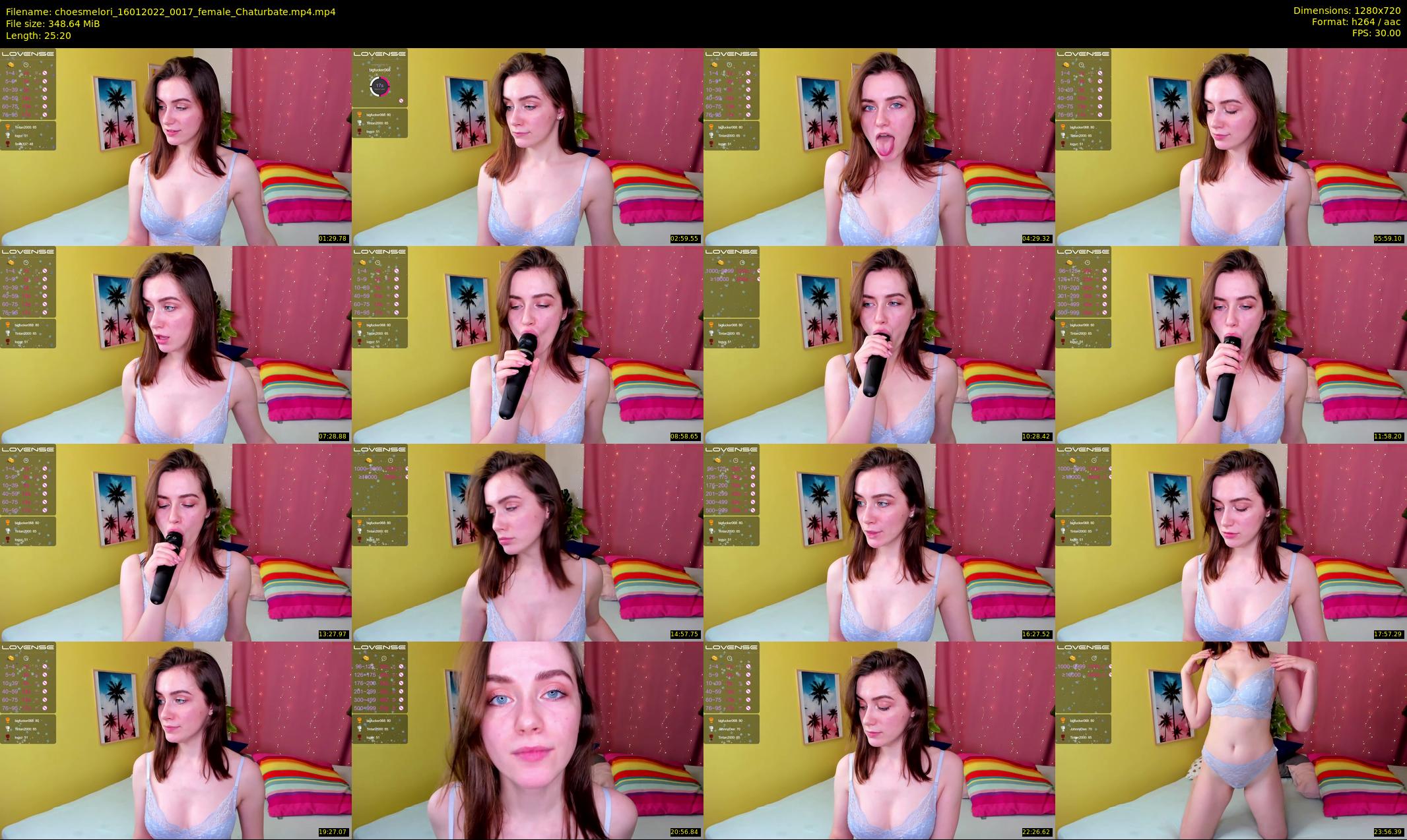 choesmelori — 26 minute Chaturbate couple cam show recording, 720p, Jan 16, 2022