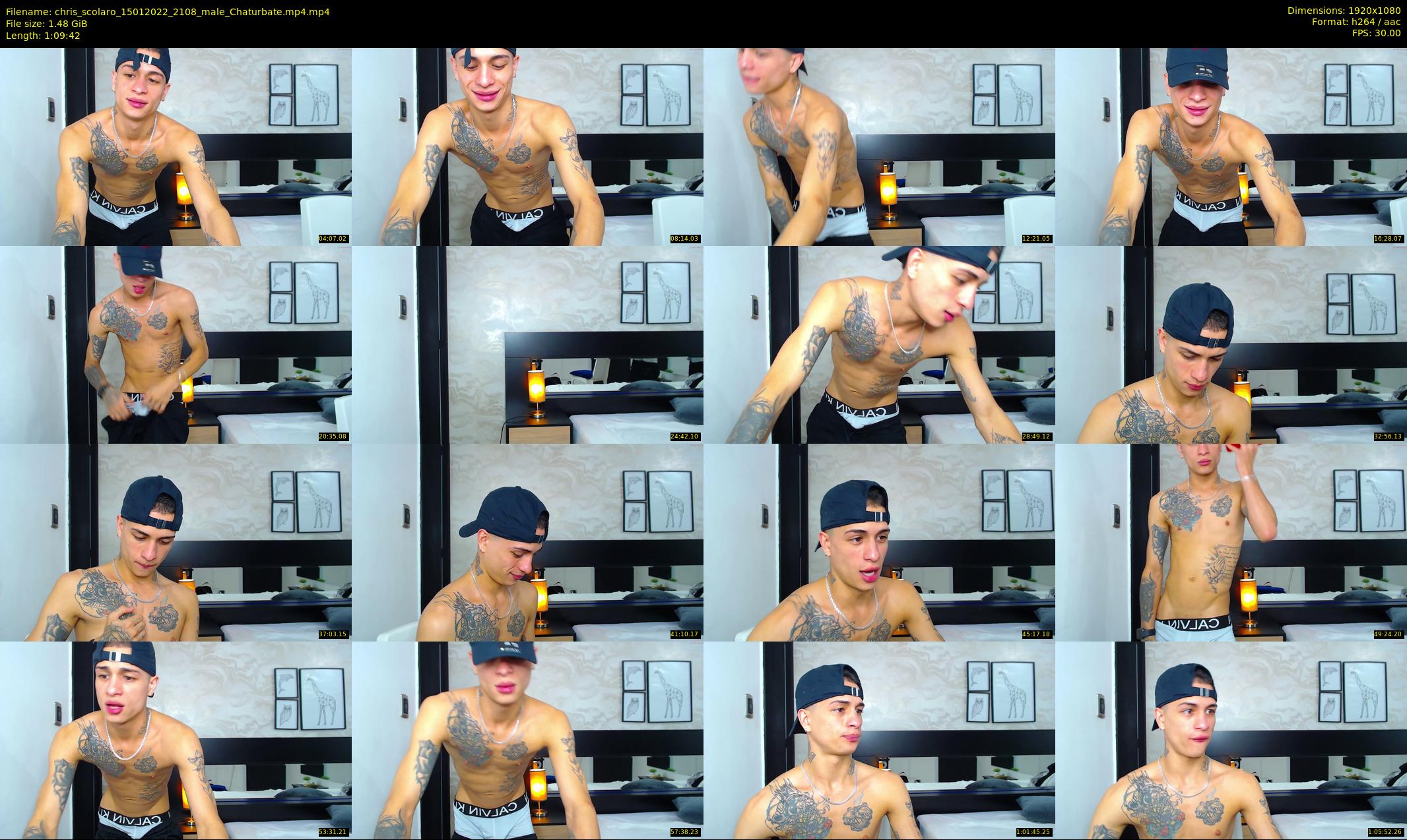 chris_scolaro — 70 minute Chaturbate male cam show recording, 1080p, Jan 15, 2022