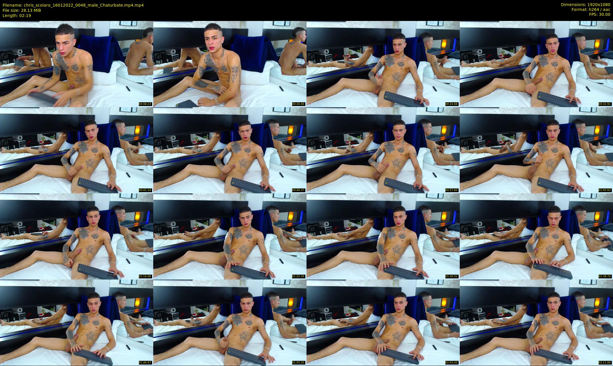 chris_scolaro — 3 minute Chaturbate male cam show recording, 1080p, Jan 16, 2022