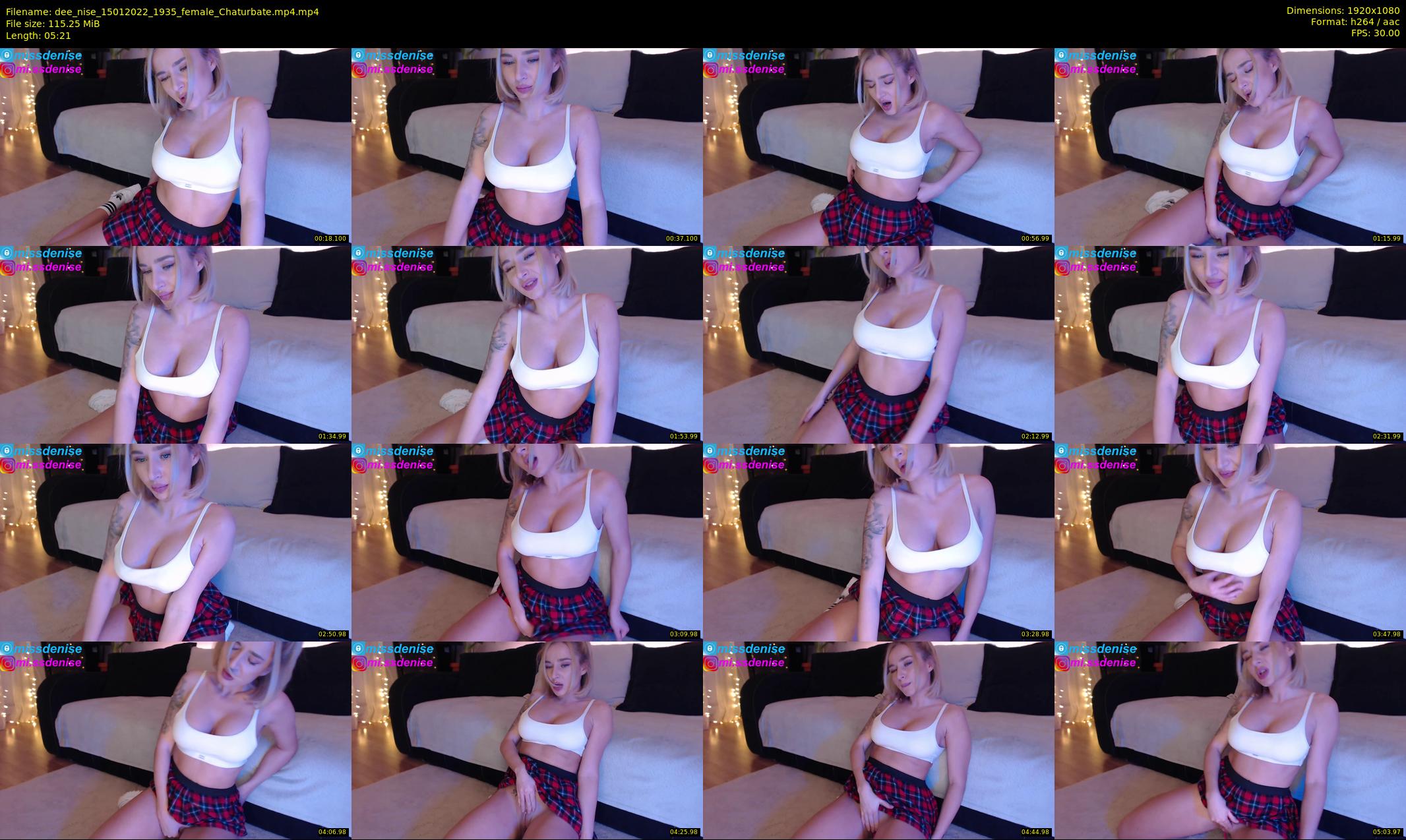 dee_nise — 6 minute Chaturbate female cam show recording, 1080p, Jan 15, 2022