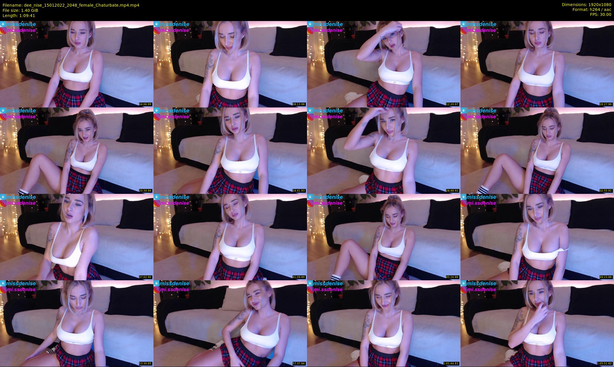 dee_nise — 70 minute Chaturbate female cam show recording, 1080p, Jan 15, 2022