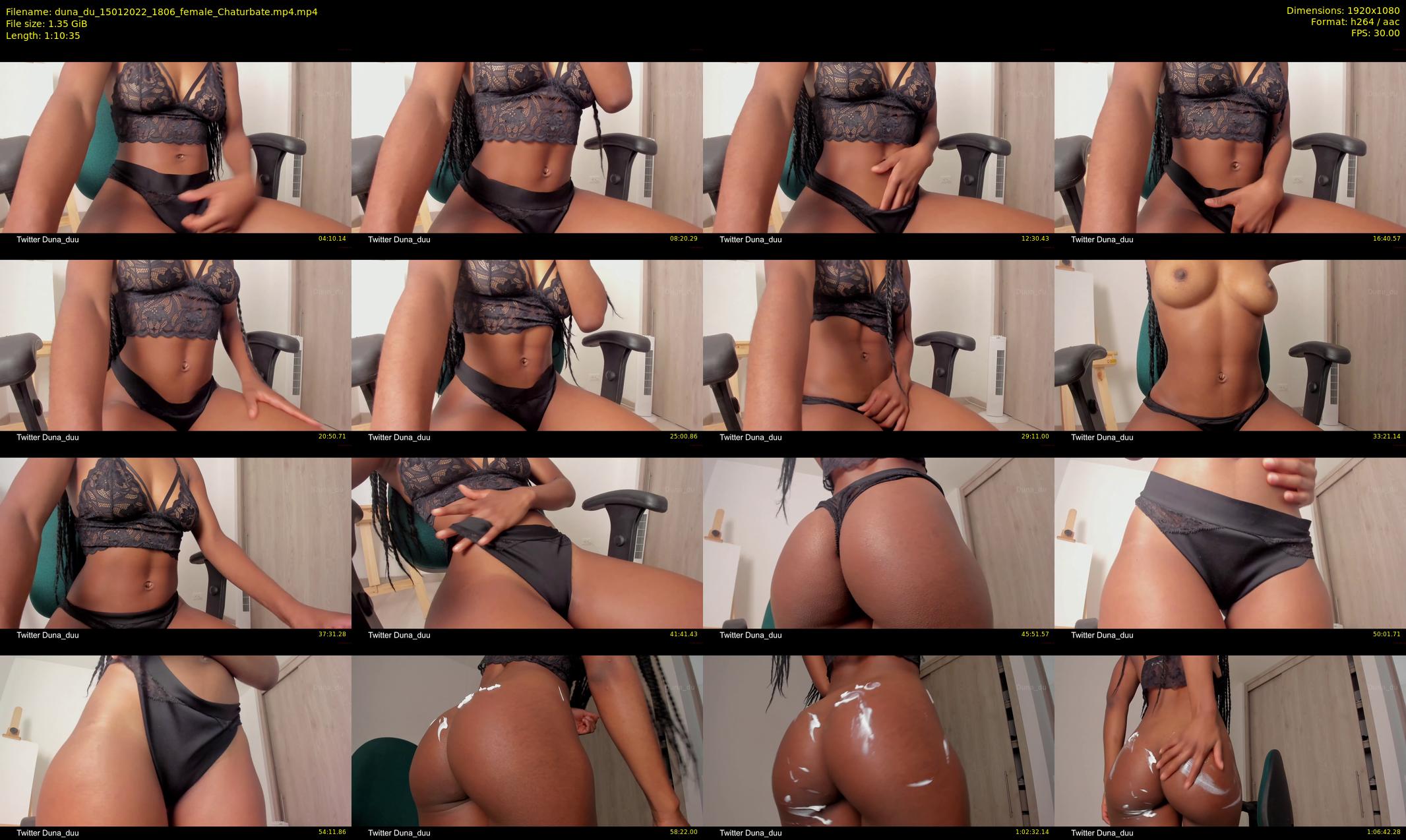 duna_du — 71 minute Chaturbate female cam show recording, 1080p, Jan 15, 2022