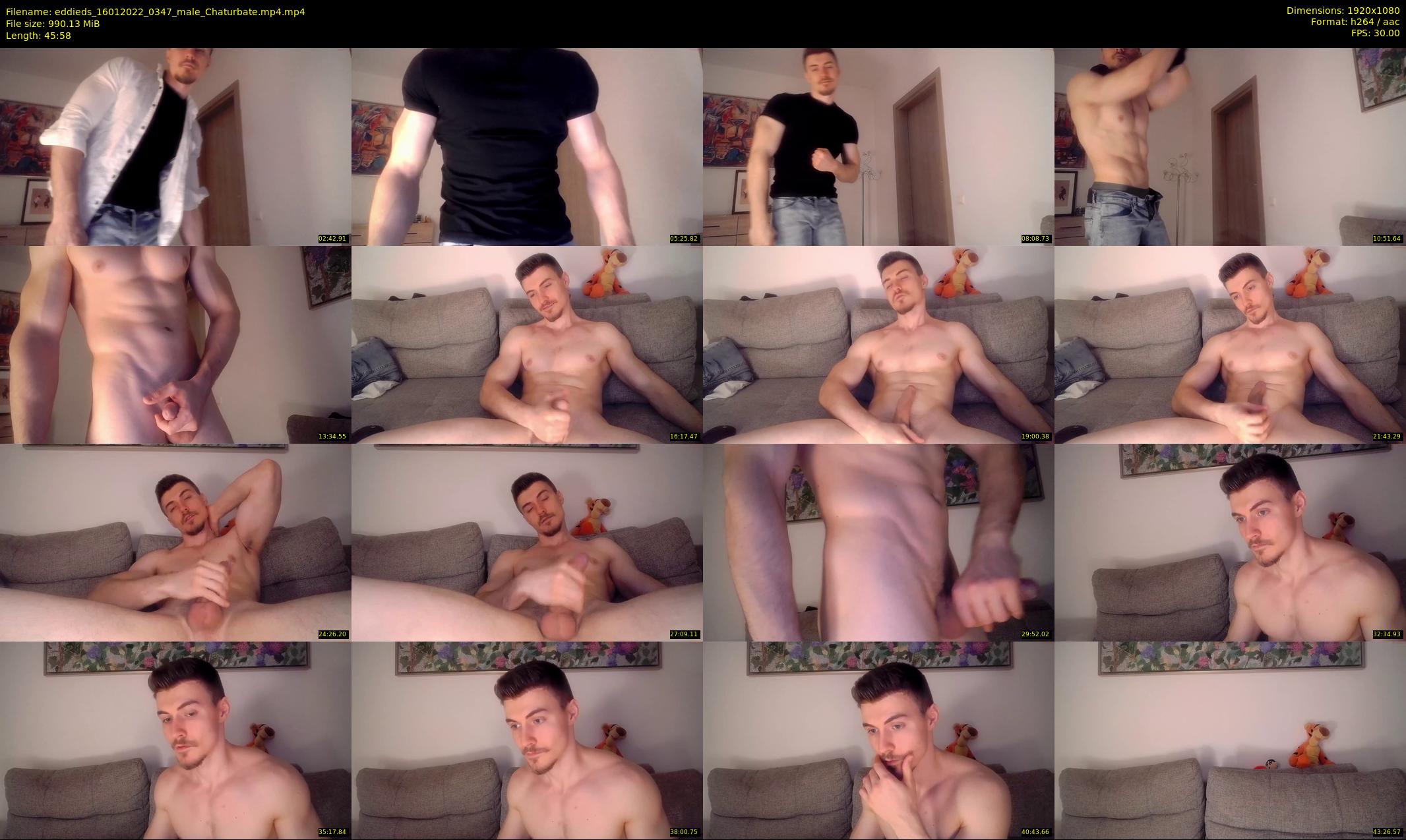 eddieds — 46 minute Chaturbate male cam show recording, 1080p, Jan 16, 2022