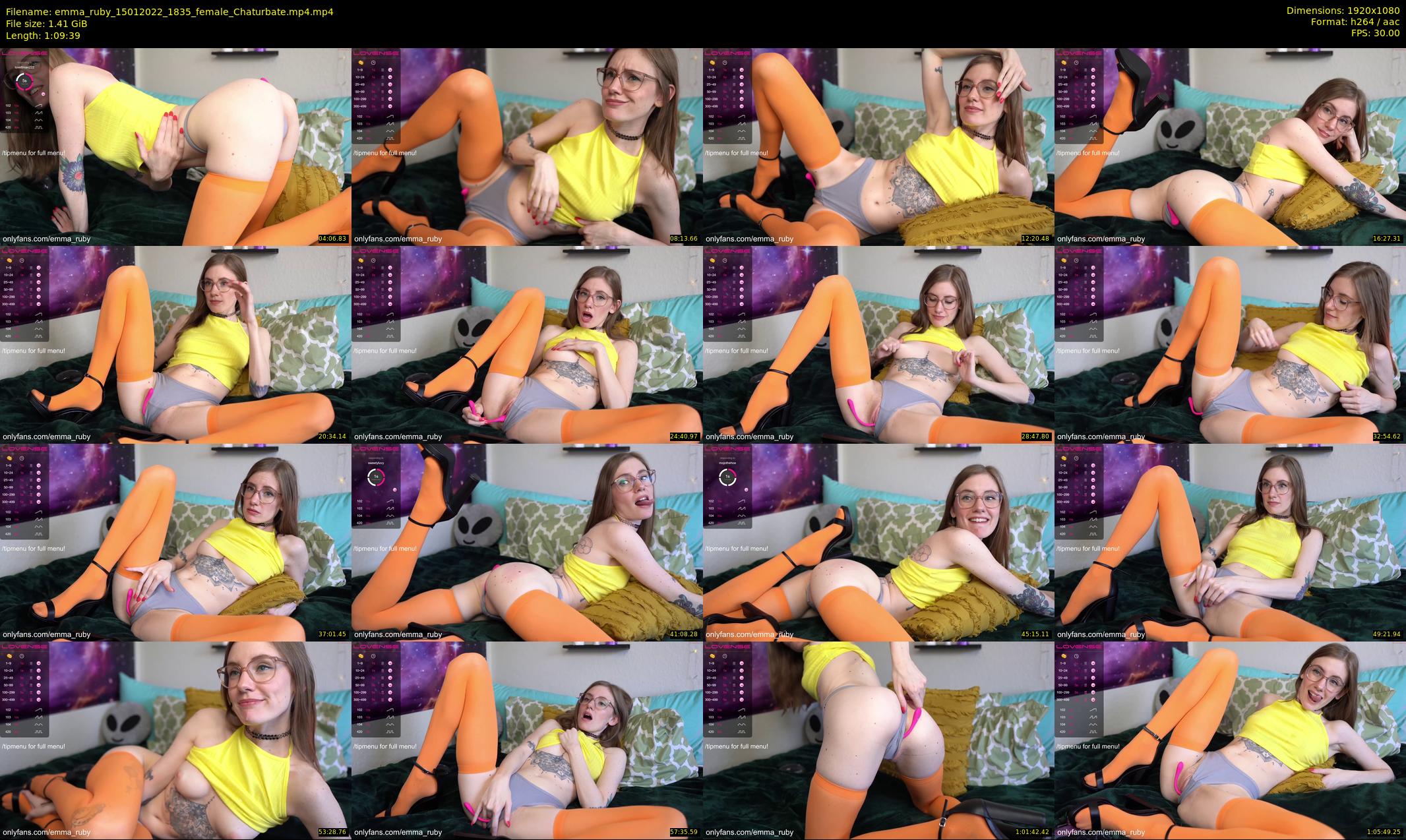 emma_ruby — 70 minute Chaturbate female cam show recording, 1080p, Jan 15, 2022