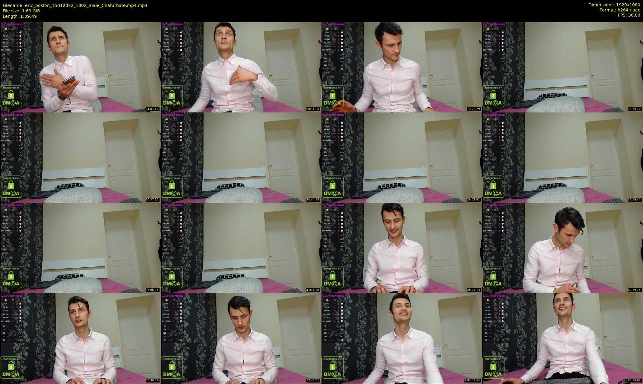 eric_poston — 70 minute Chaturbate male cam show recording, 1080p, Jan 15, 2022