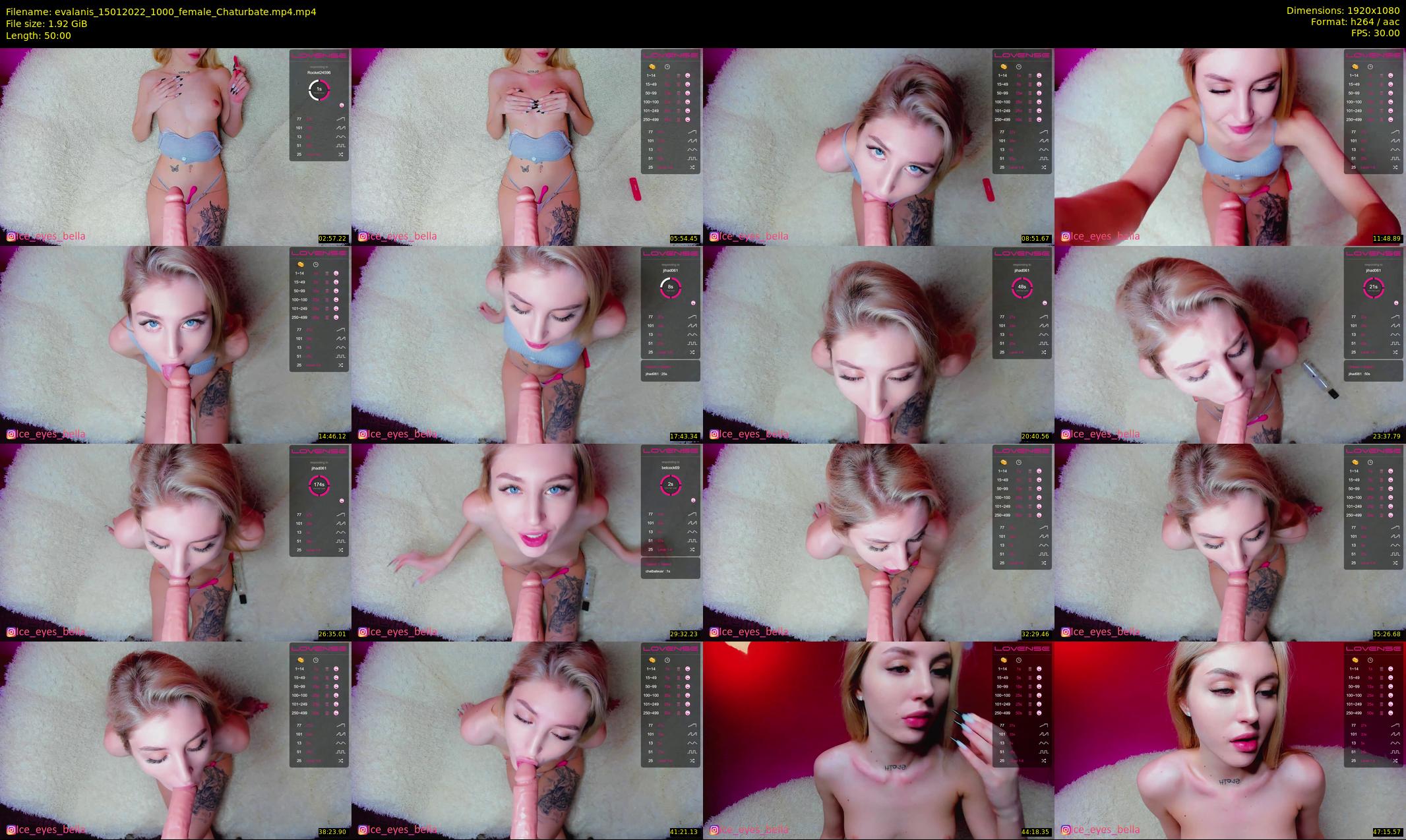 evalanis — 50 minute Chaturbate couple cam show recording, 1080p, Jan 15, 2022