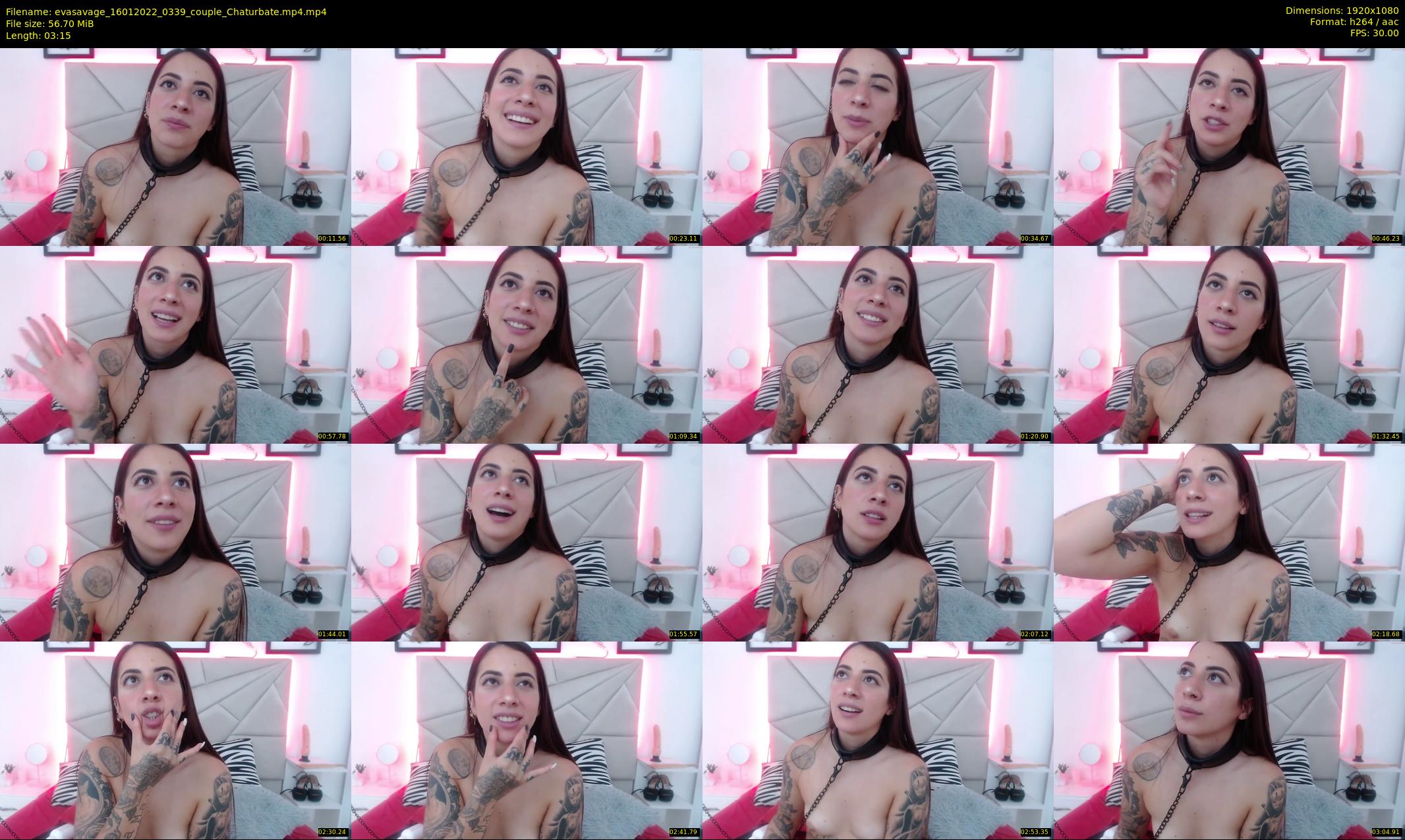 evasavage — 4 minute Chaturbate female cam show recording, 1080p, Jan 16, 2022