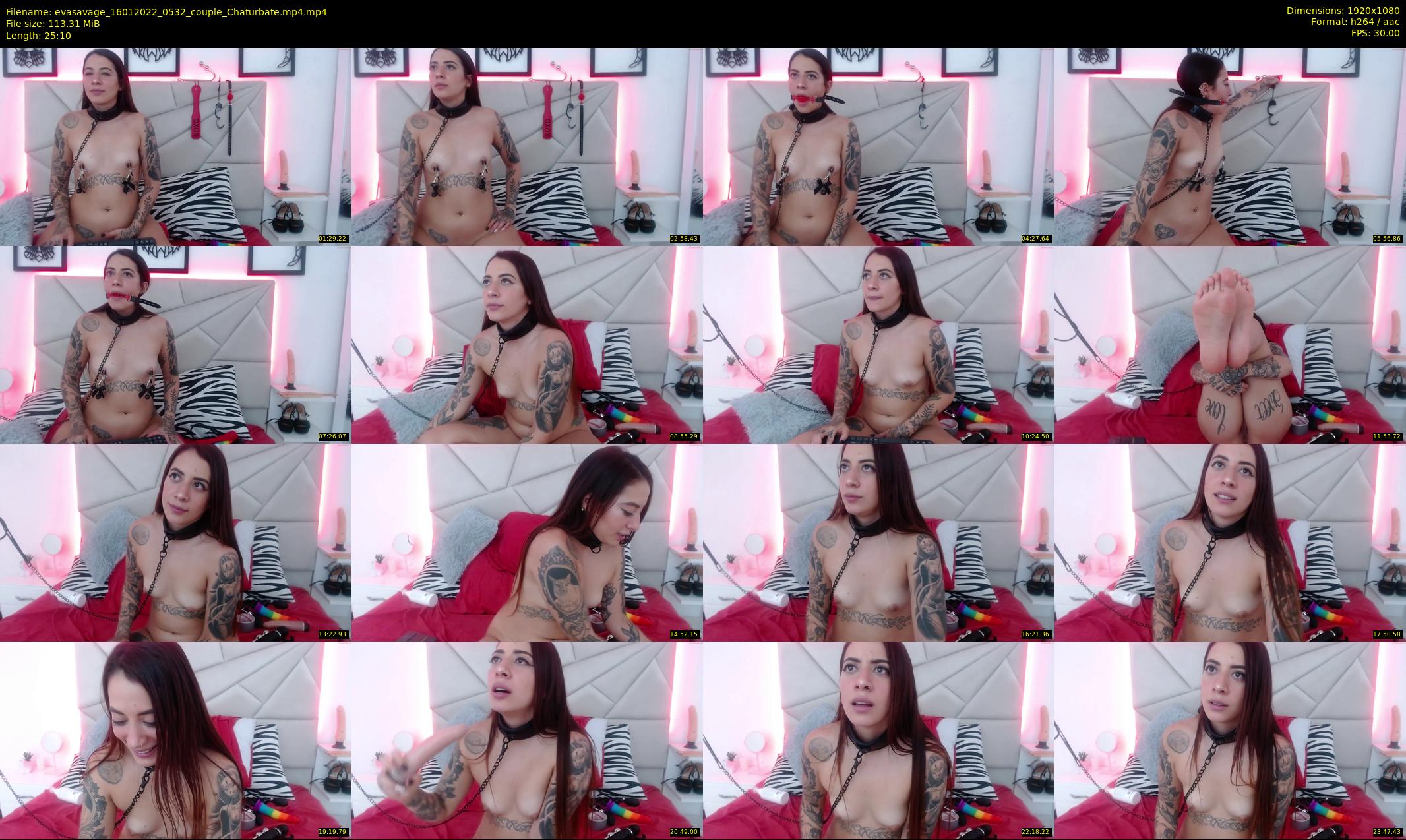 evasavage — 26 minute Chaturbate female cam show recording, 1080p, Jan 16, 2022