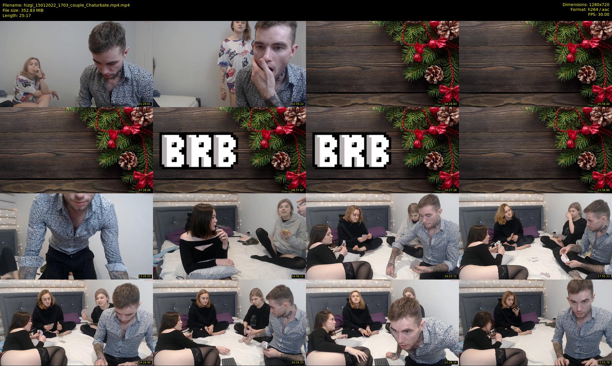 hizgi — 26 minute Chaturbate couple cam show recording, 720p, Jan 15, 2022