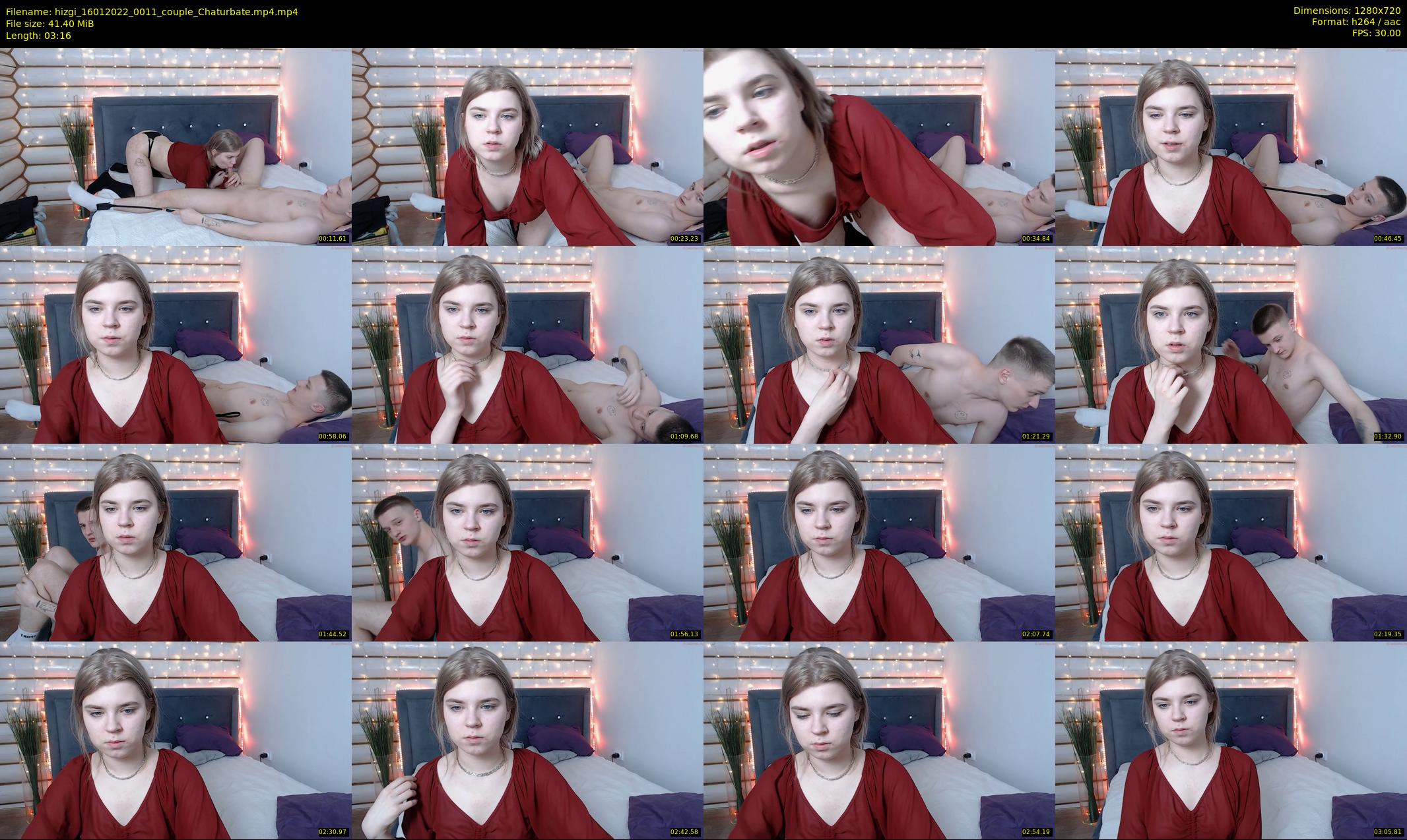 hizgi — 4 minute Chaturbate couple cam show recording, 720p, Jan 16, 2022