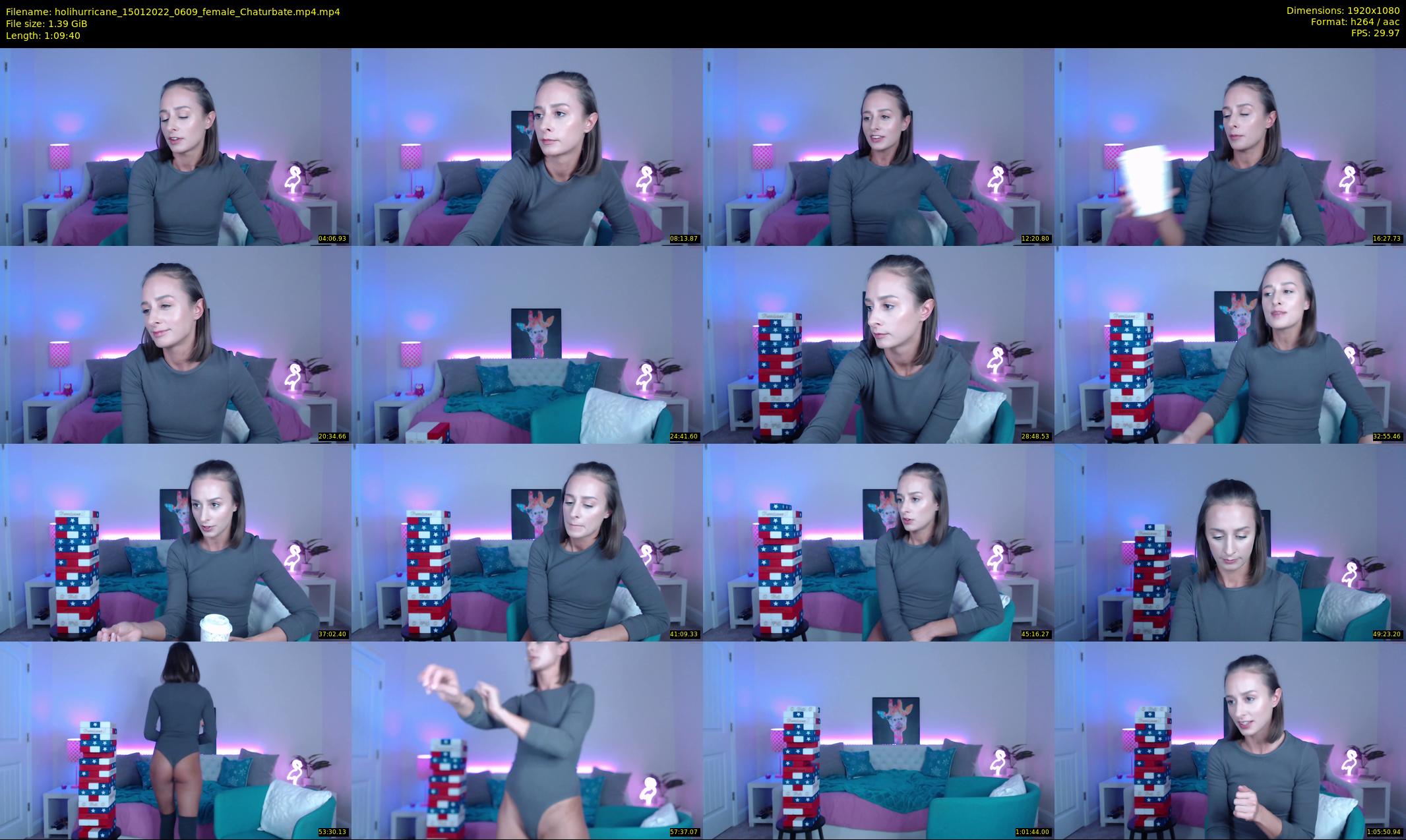 holihurricane — 70 minute Chaturbate female cam show recording, 1080p, Jan 15, 2022