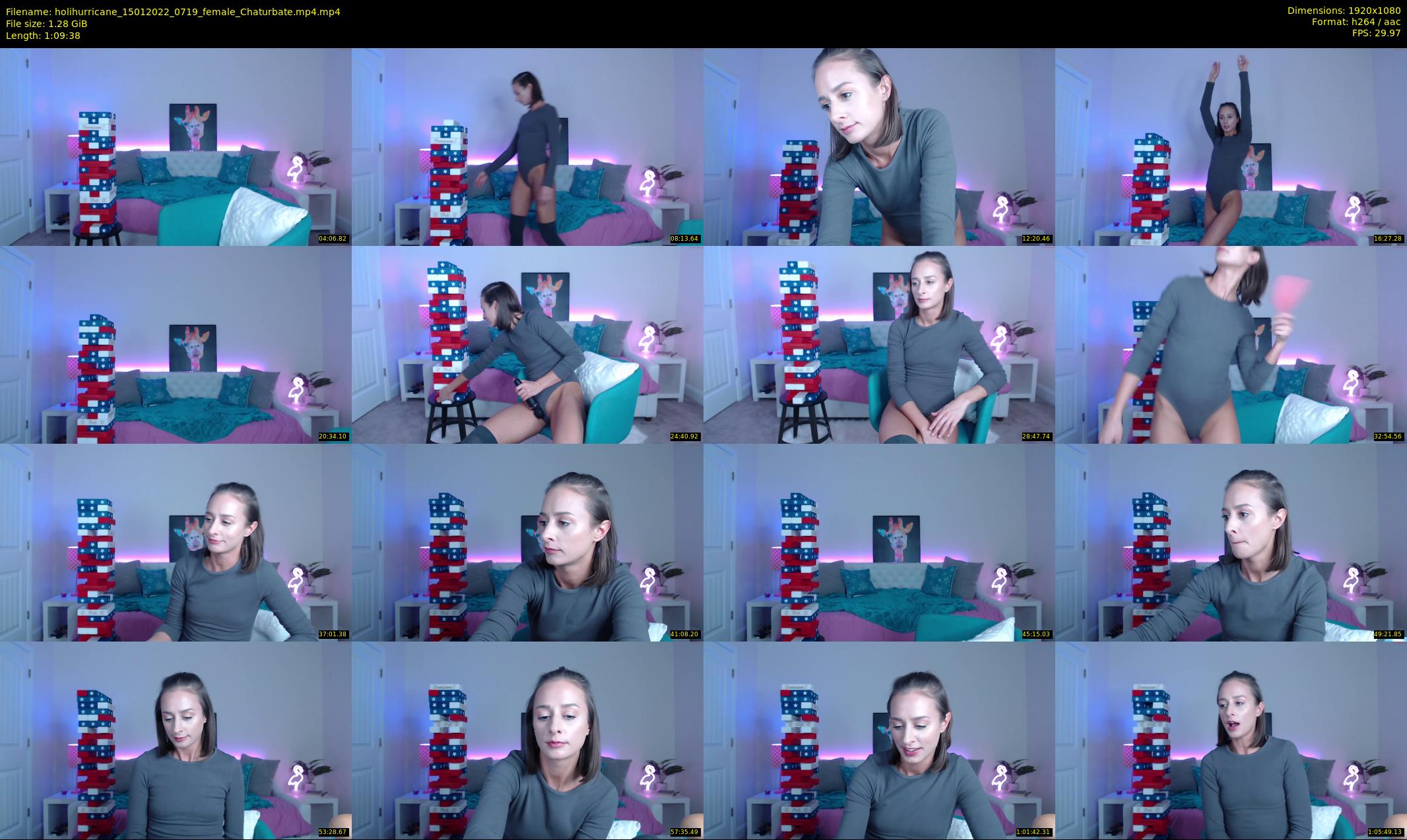 holihurricane — 70 minute Chaturbate female cam show recording, 1080p, Jan 15, 2022