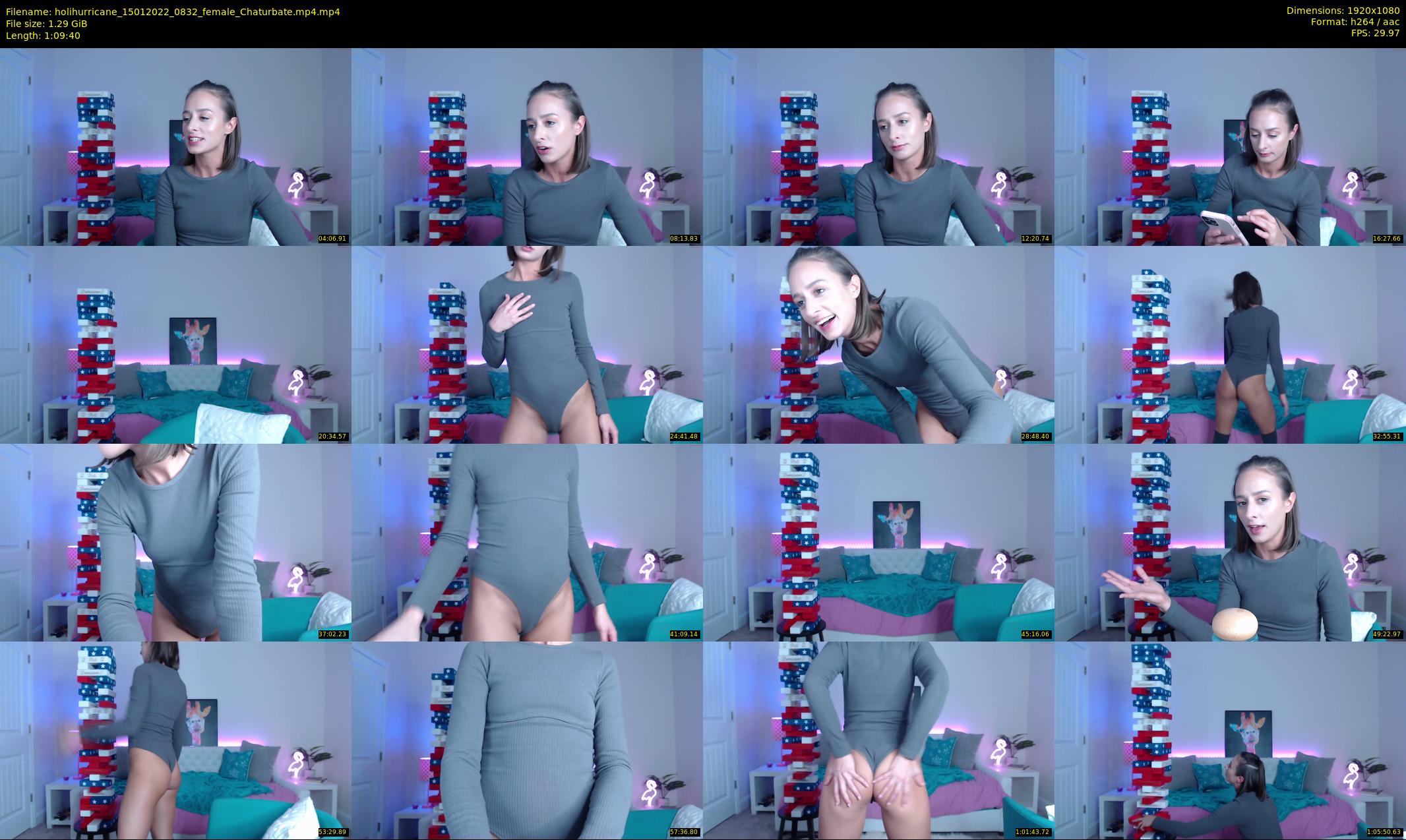 holihurricane — 70 minute Chaturbate female cam show recording, 1080p, Jan 15, 2022