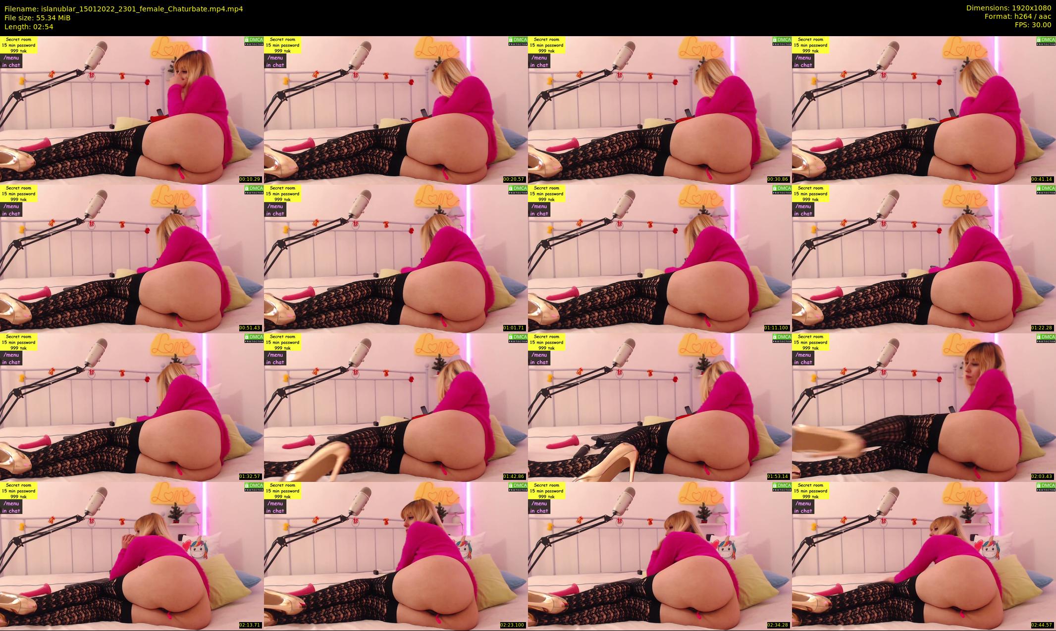 islanublar — 3 minute Chaturbate female cam show recording, 1080p, Jan 15, 2022