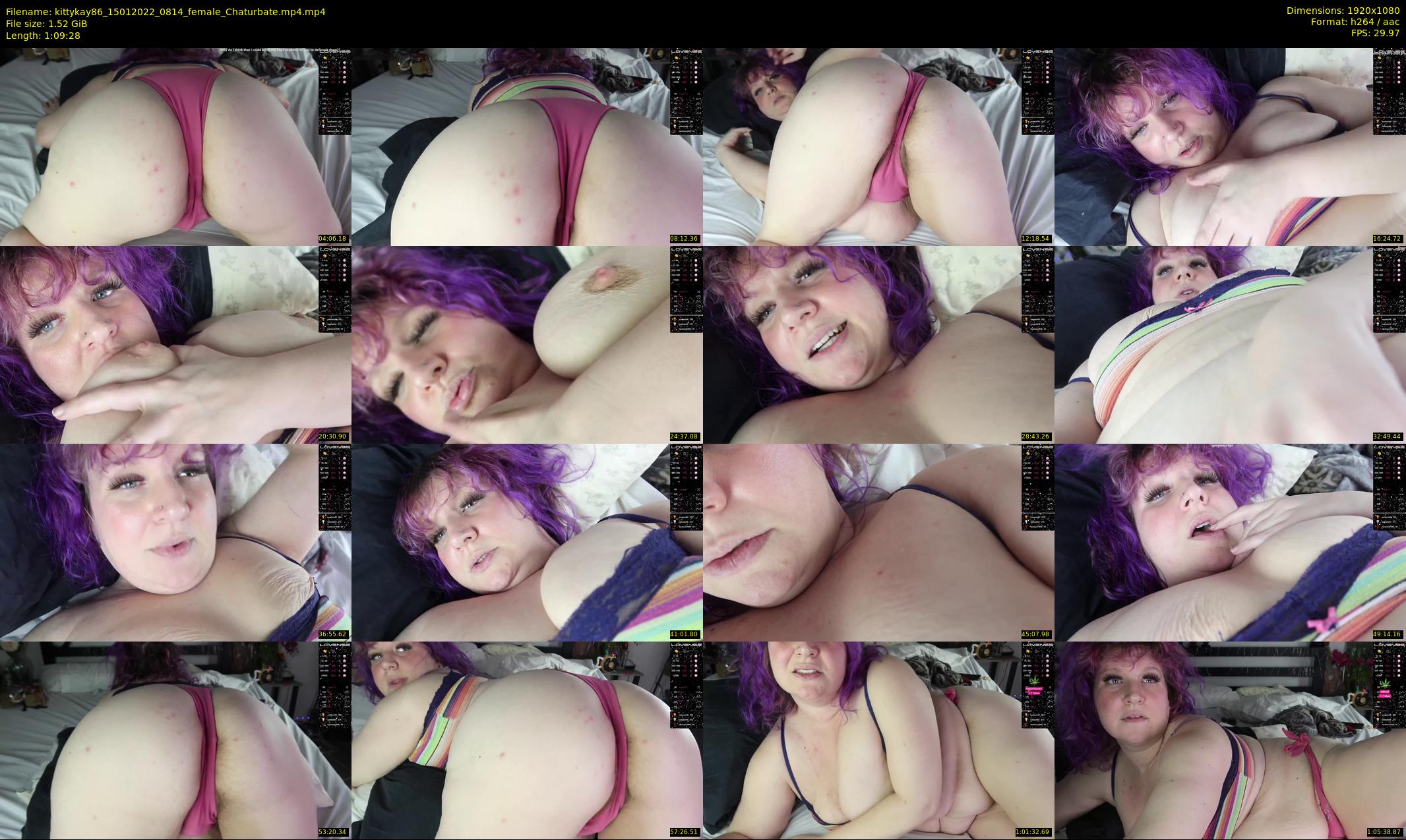 kittykay86 — 70 minute Chaturbate female cam show recording, 1080p, Jan 15, 2022