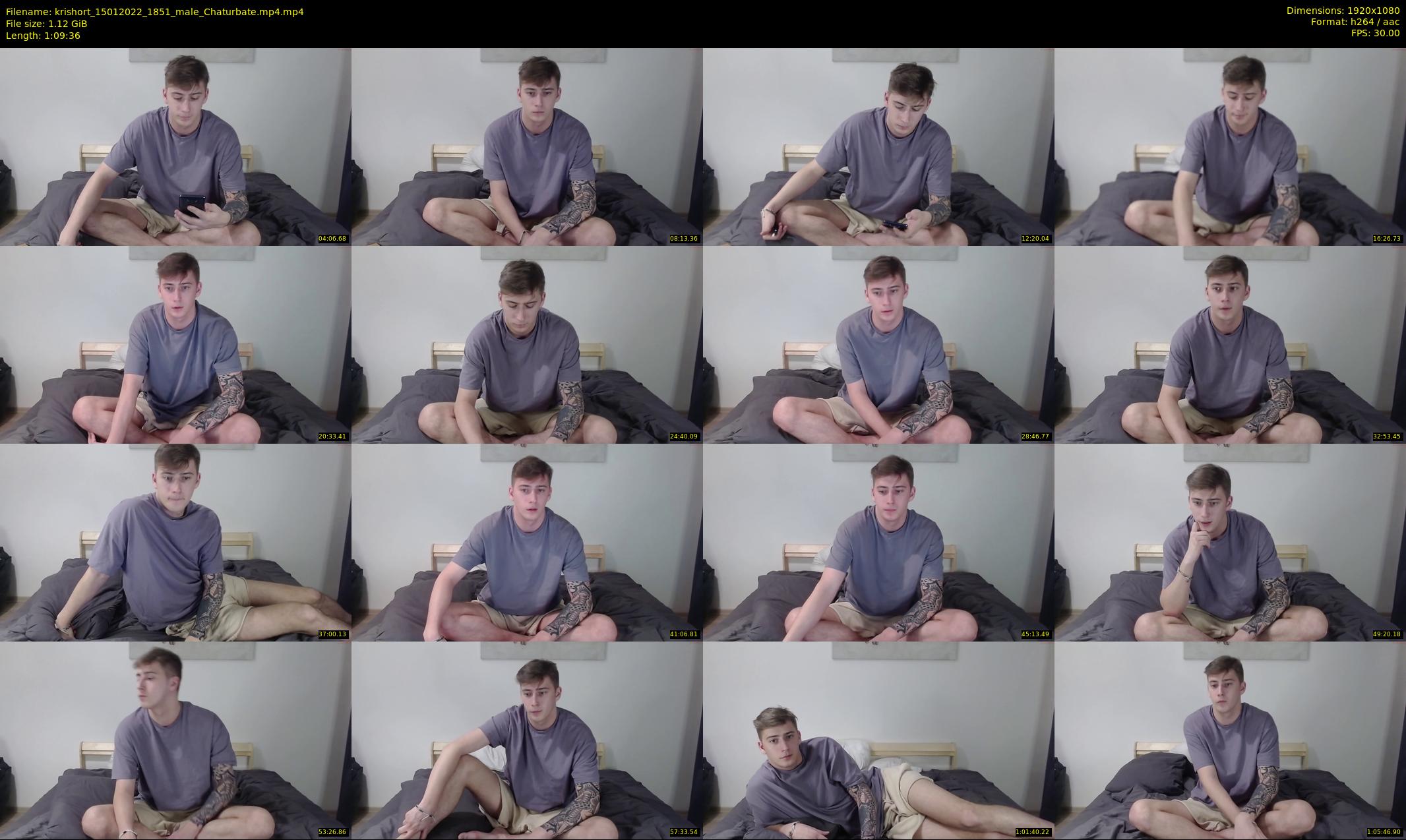 krishort — 70 minute Chaturbate male cam show recording, 1080p, Jan 15, 2022