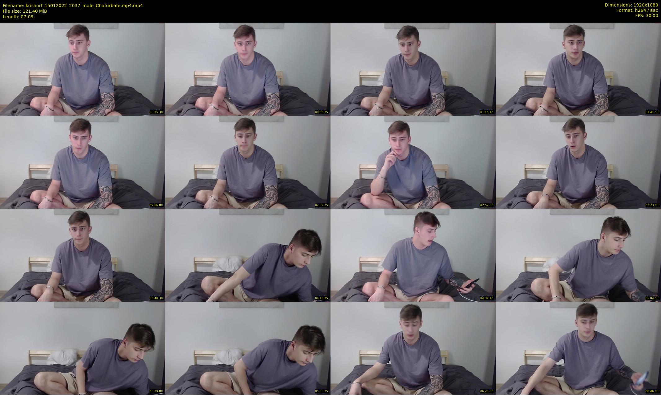 krishort — 8 minute Chaturbate male cam show recording, 1080p, Jan 15, 2022