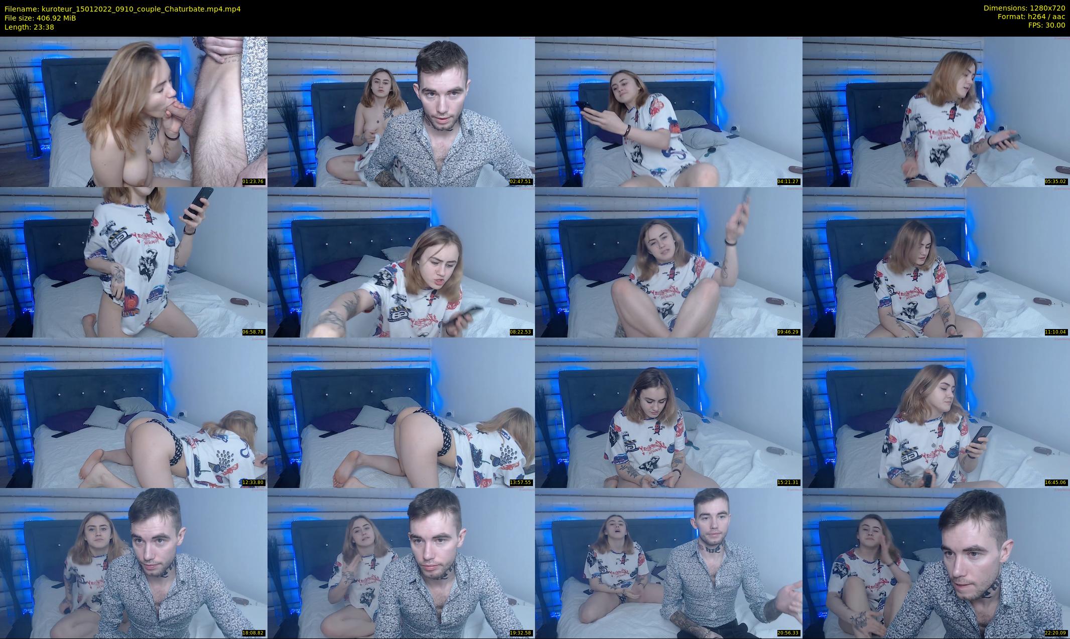 kuroteur — 24 minute Chaturbate couple cam show recording, 720p, Jan 15, 2022
