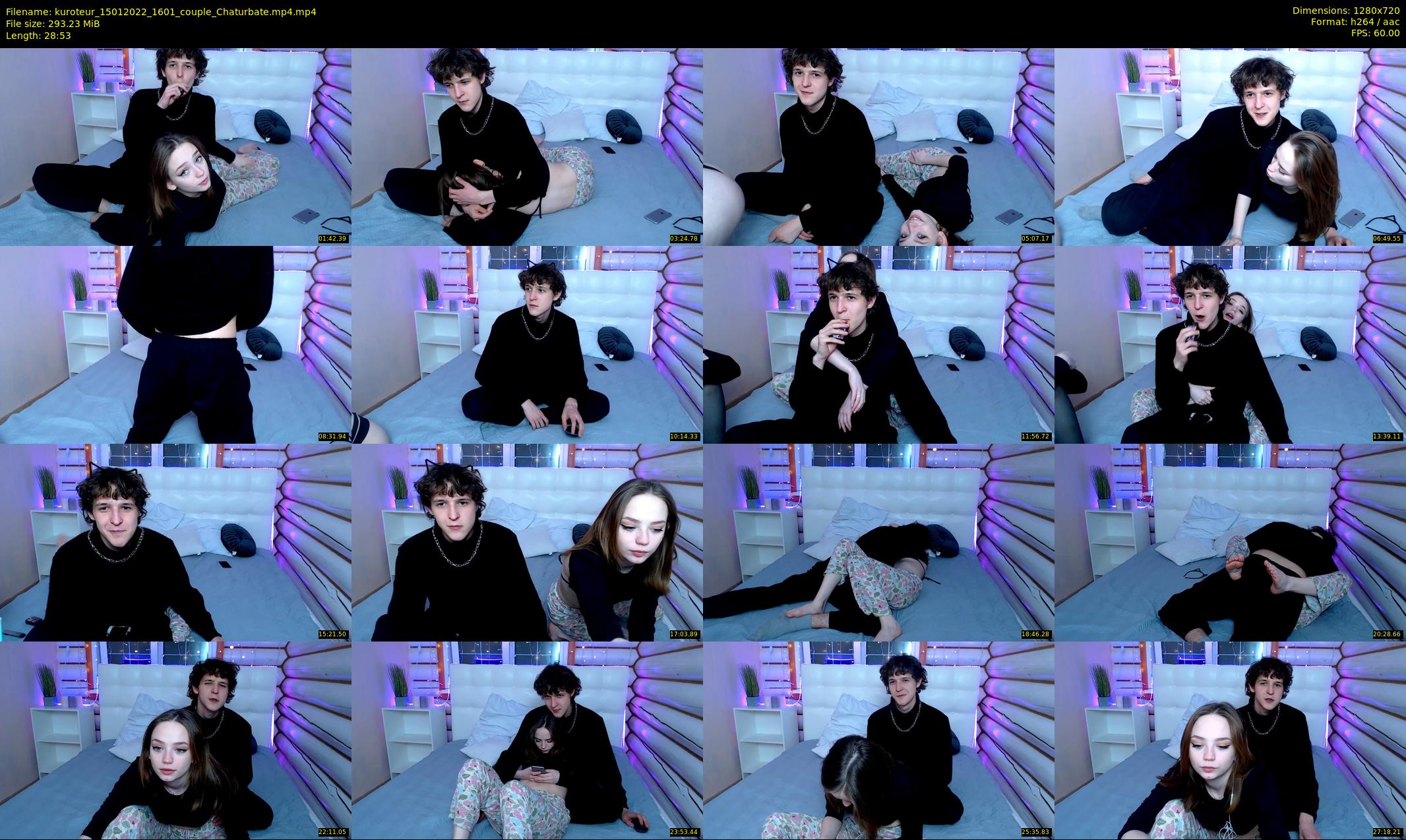 kuroteur — 29 minute Chaturbate couple cam show recording, 720p, Jan 15, 2022