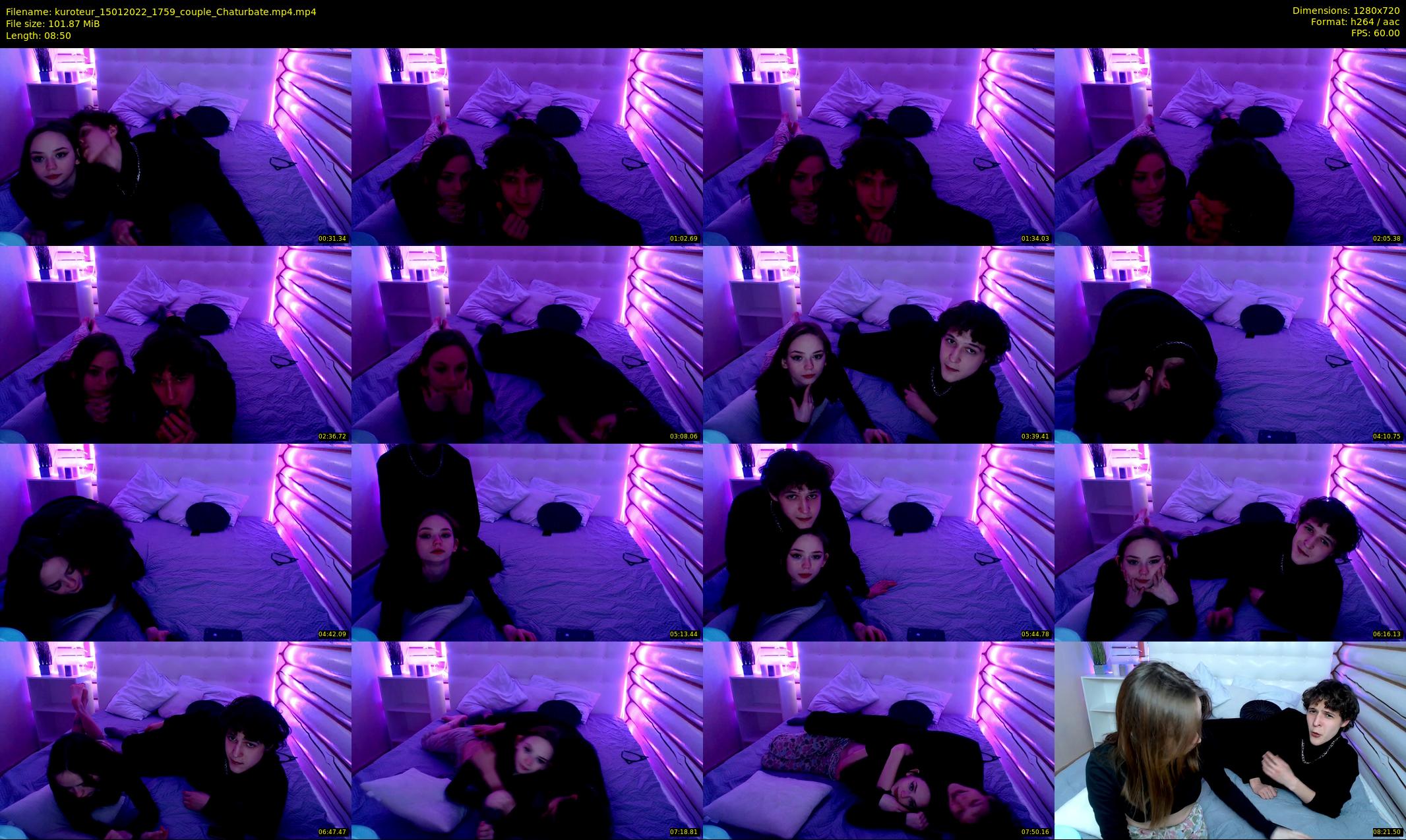 kuroteur — 9 minute Chaturbate couple cam show recording, 720p, Jan 15, 2022