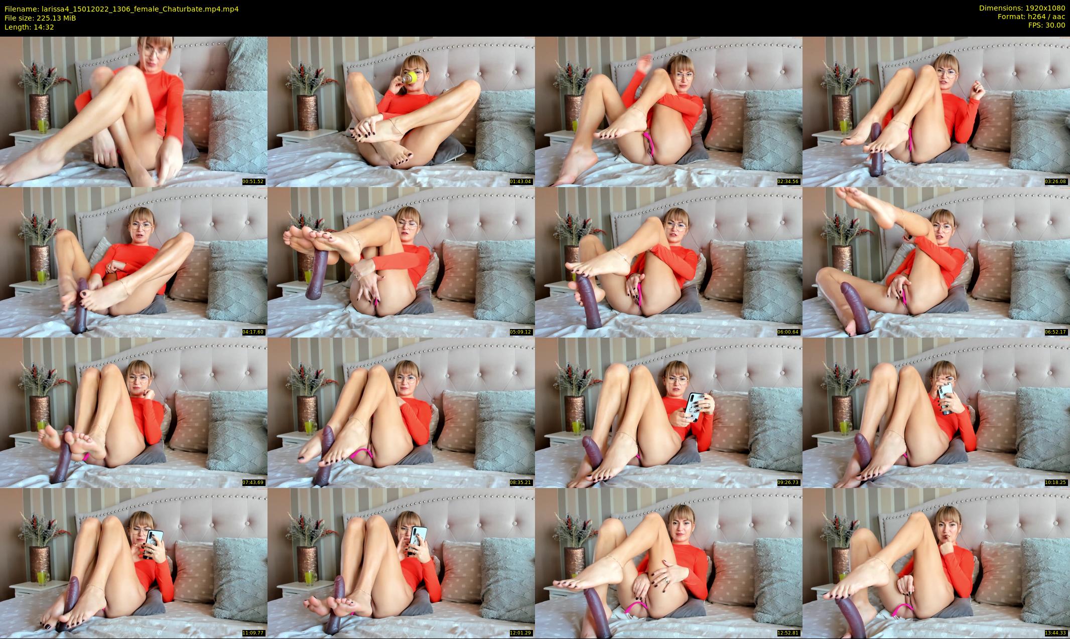 larissa4 — 15 minute Chaturbate female cam show recording, 1080p, Jan 15, 2022