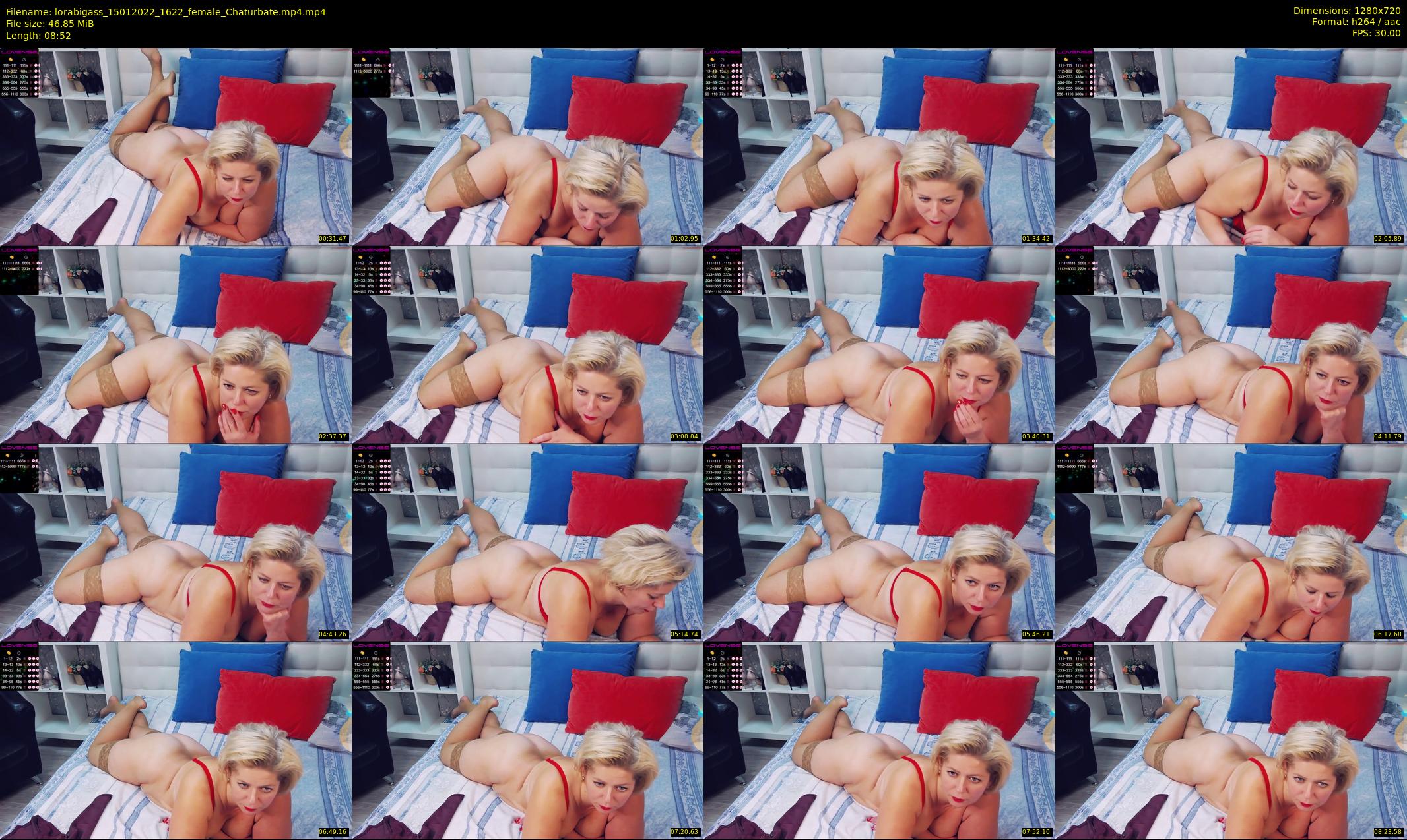 lorabigass — 9 minute Chaturbate female cam show recording, 720p, Jan 15, 2022