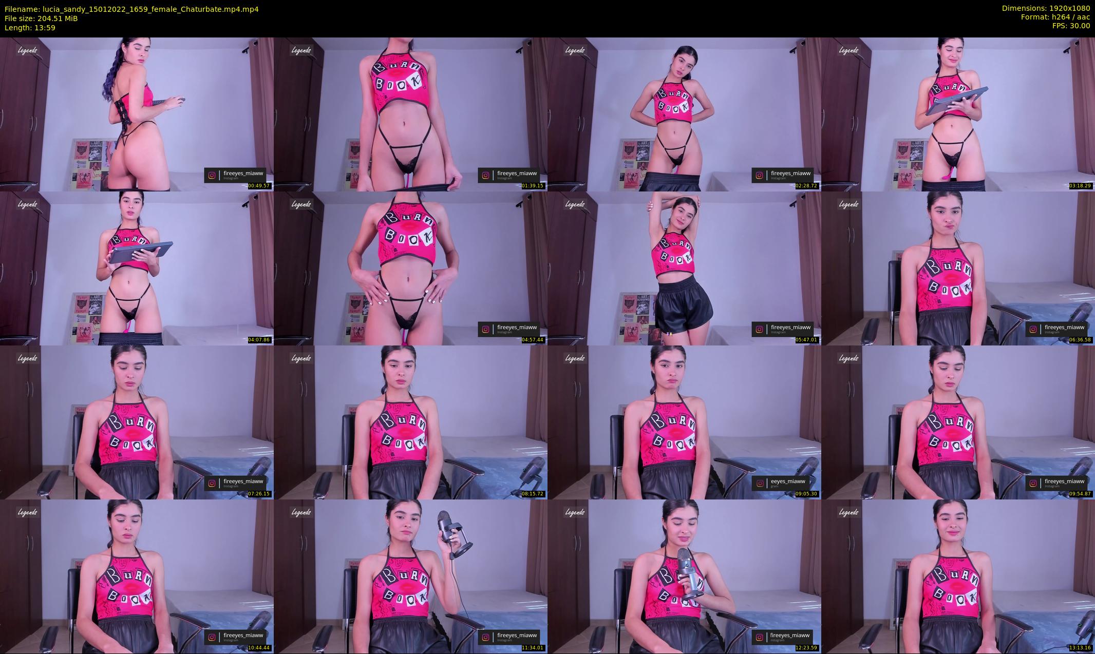 lucia_sandy — 14 minute Chaturbate female cam show recording, 1080p, Jan 15, 2022