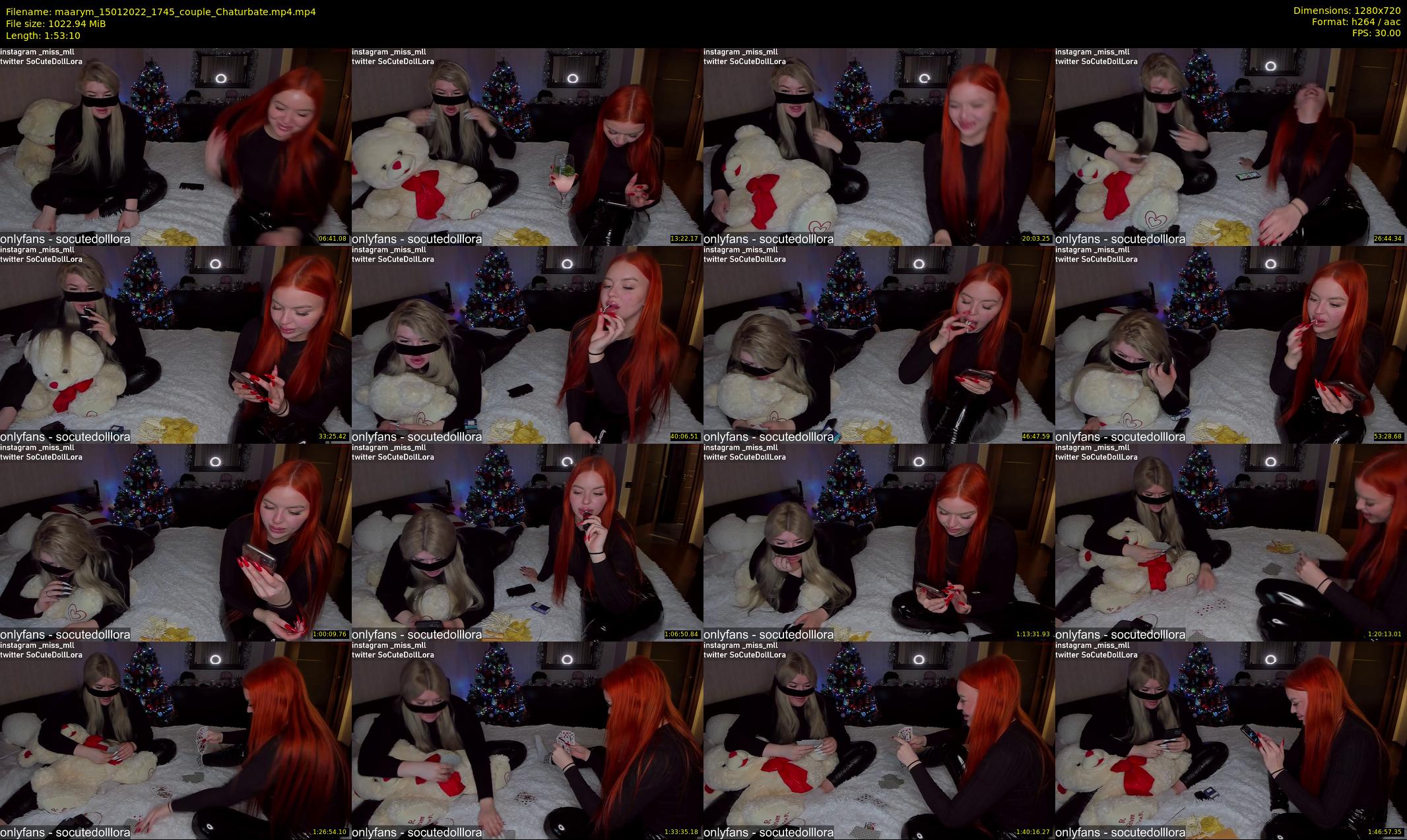 maarym — 114 minute Chaturbate couple cam show recording, 720p, Jan 15, 2022