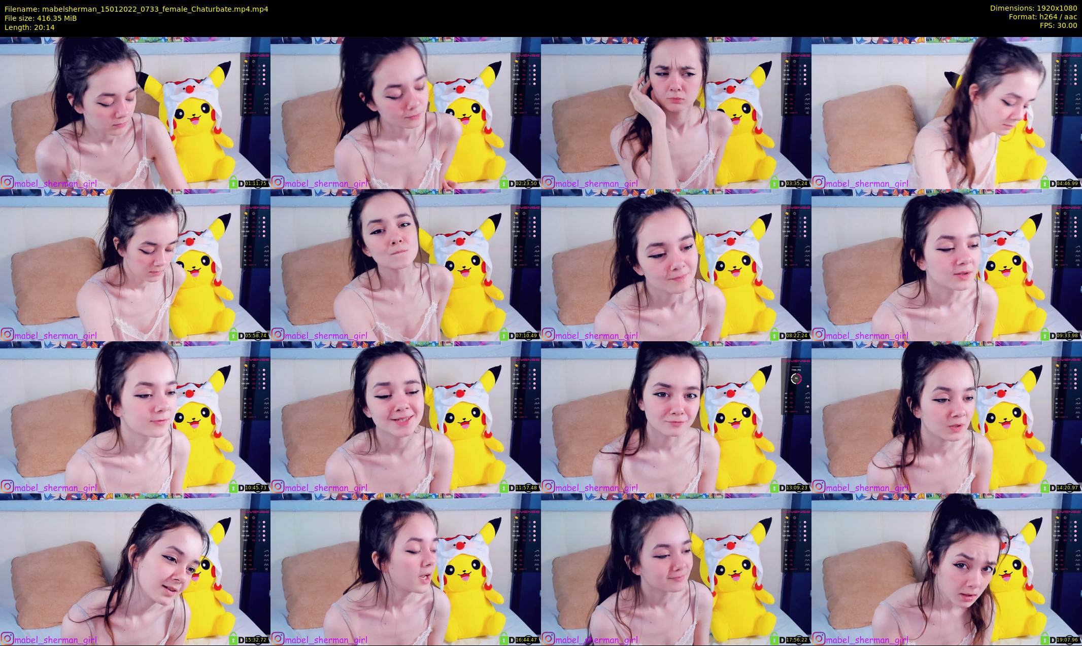 mabelsherman — 21 minute Chaturbate couple cam show recording, 1080p, Jan 15, 2022