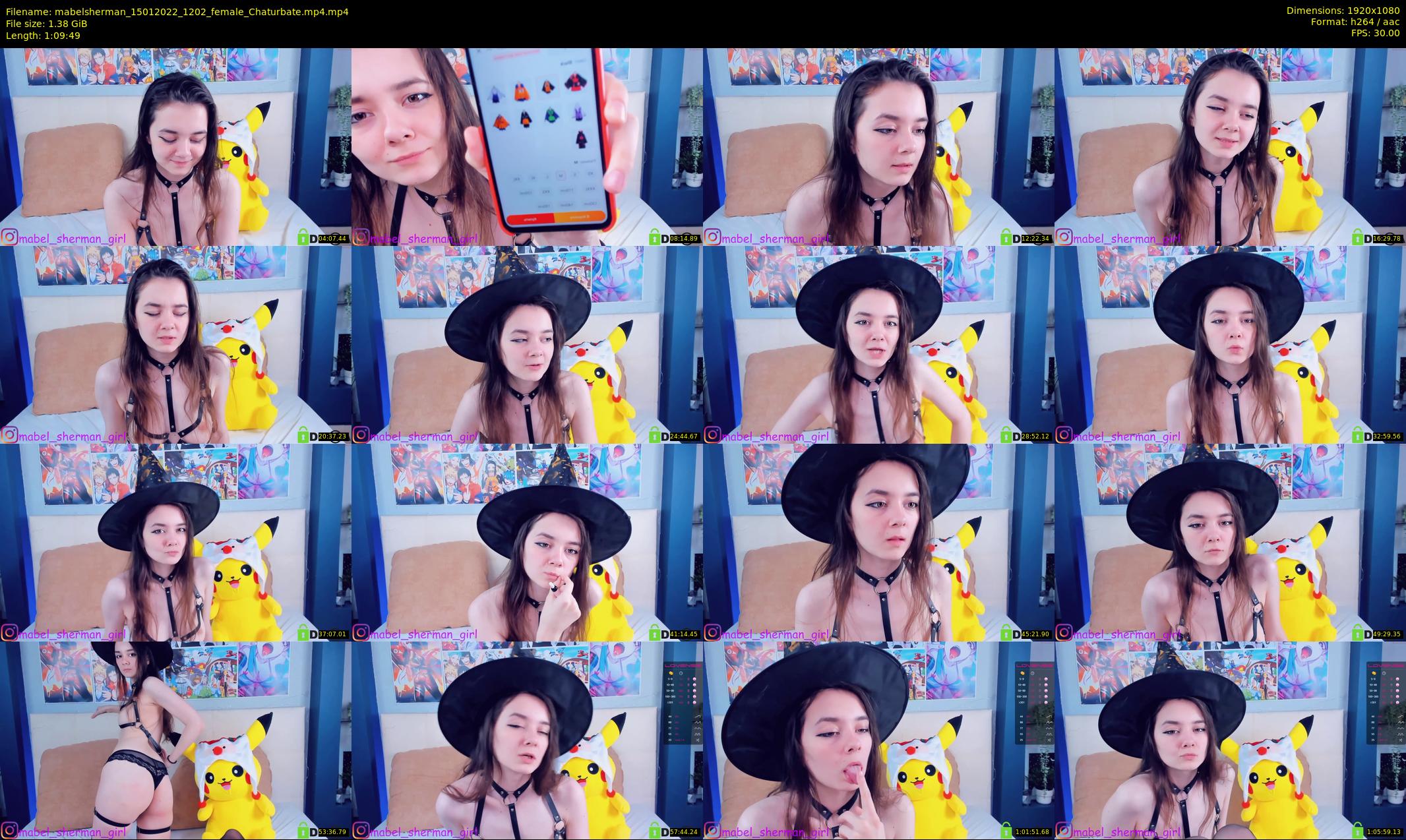 mabelsherman — 70 minute Chaturbate couple cam show recording, 1080p, Jan 15, 2022