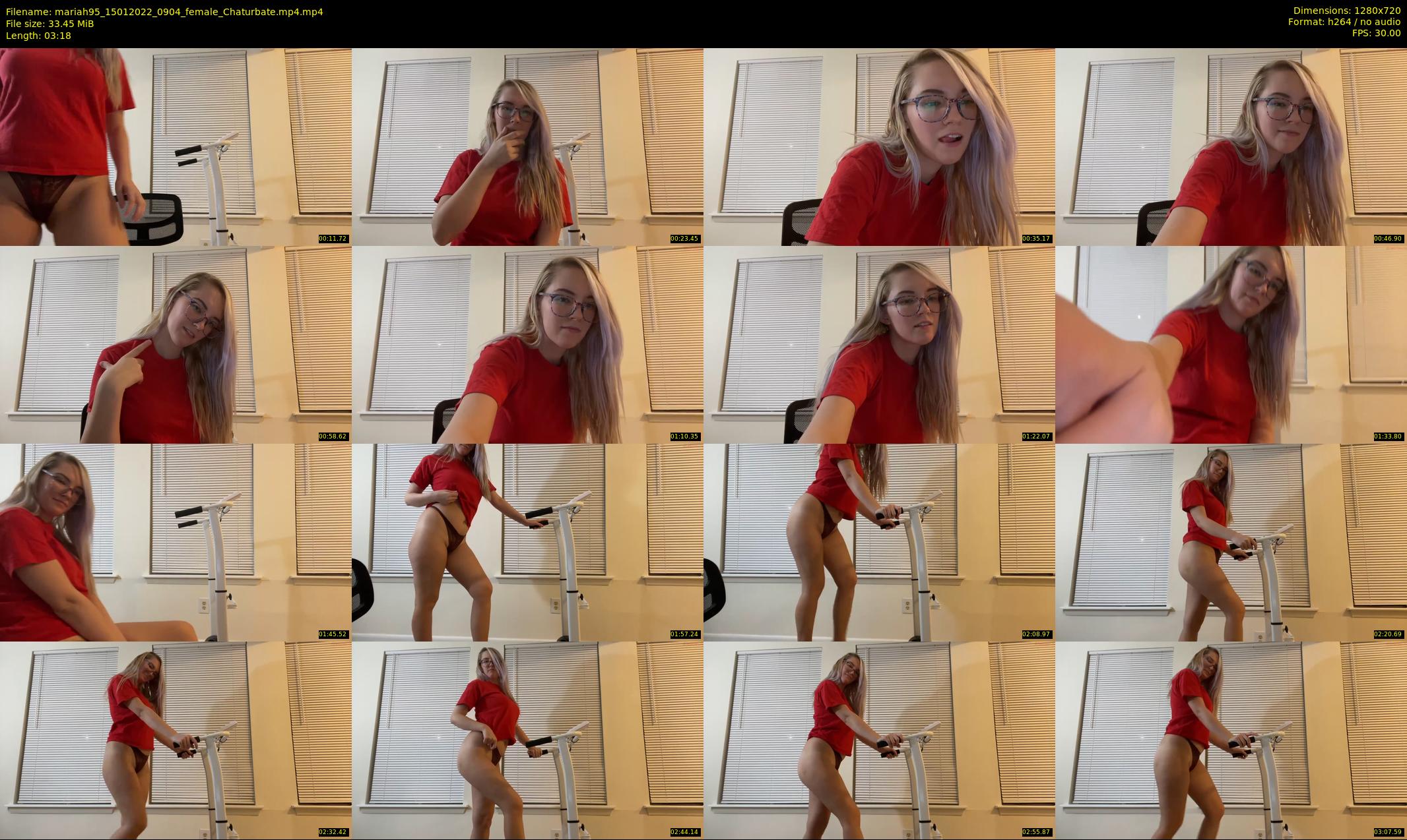 mariah95 — 4 minute Chaturbate female cam show recording, 720p, Jan 15, 2022