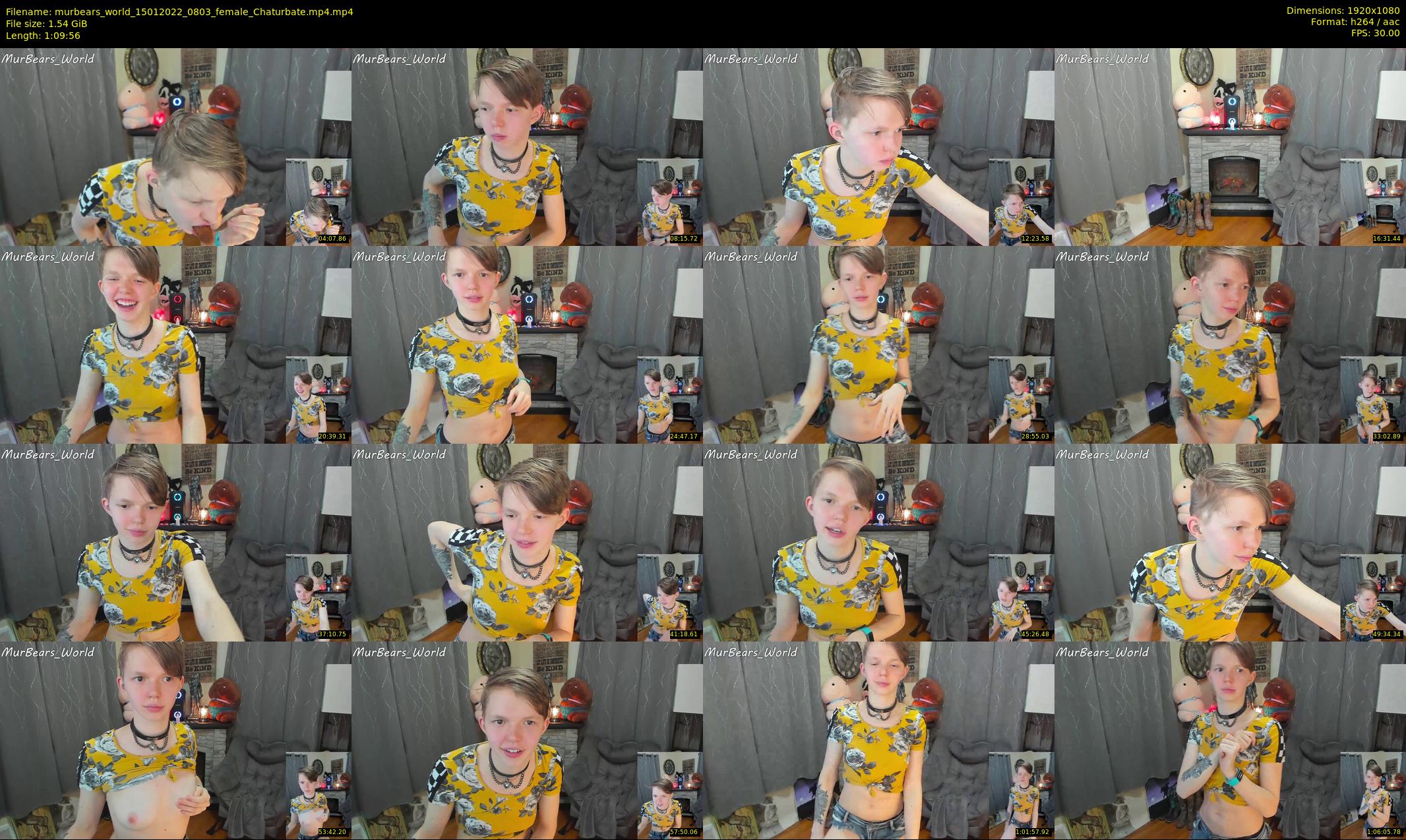 murbears_world — 70 minute Chaturbate female cam show recording, 1080p, Jan 15, 2022